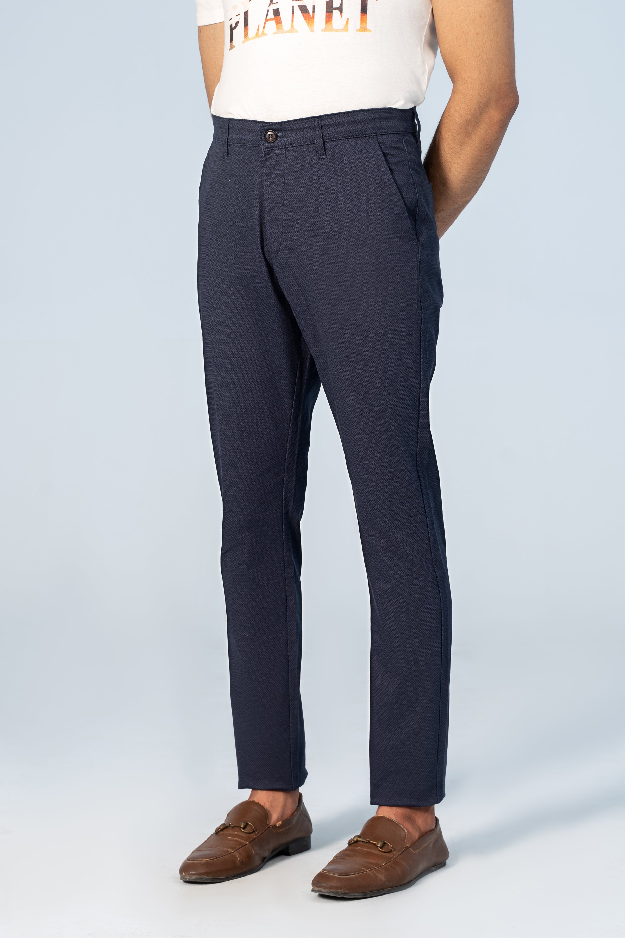 CASUAL PANT CROSS POCKET NAVY - Charcoal Clothing