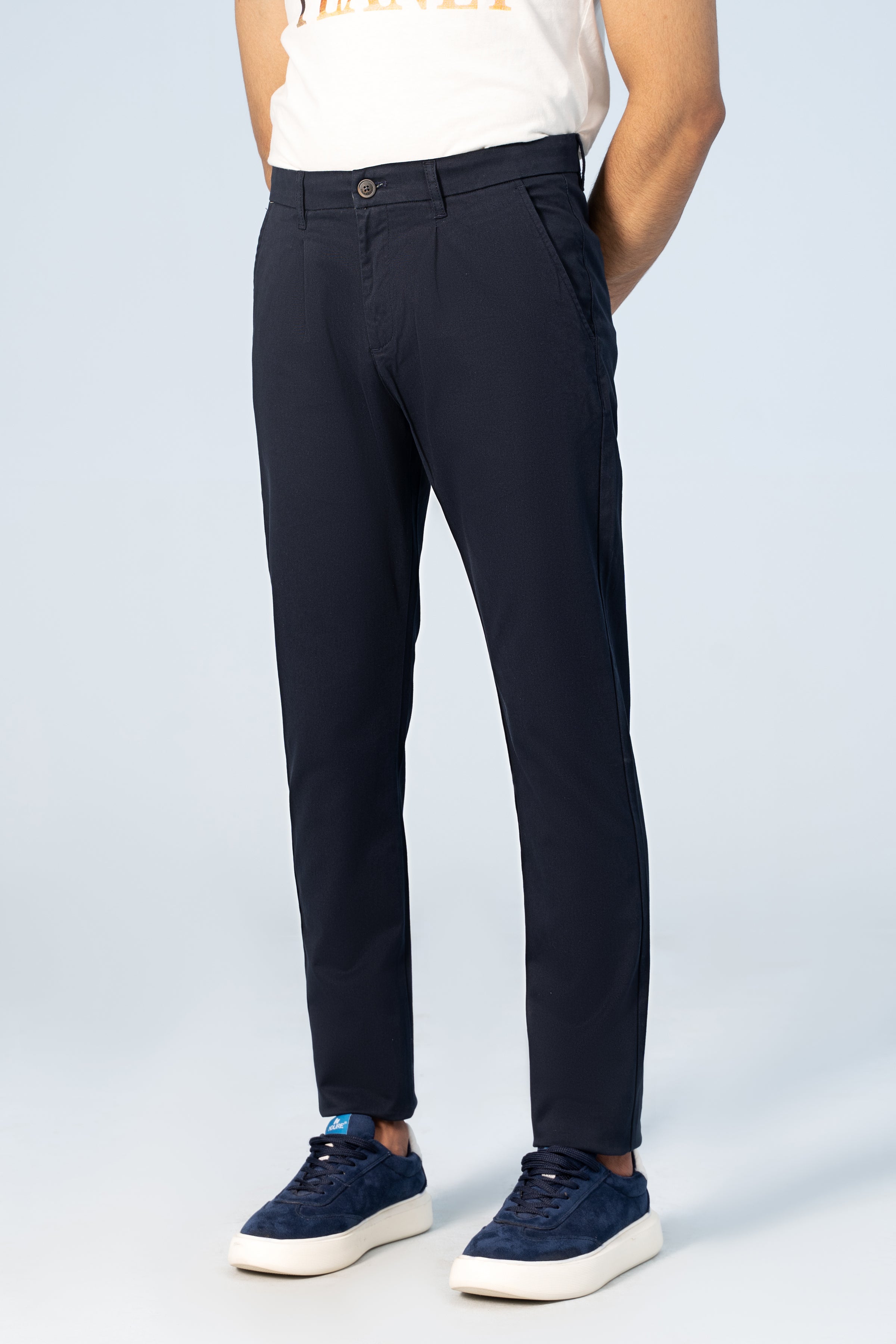 CASUAL PANT CROSS POCKET NAVY - Charcoal Clothing