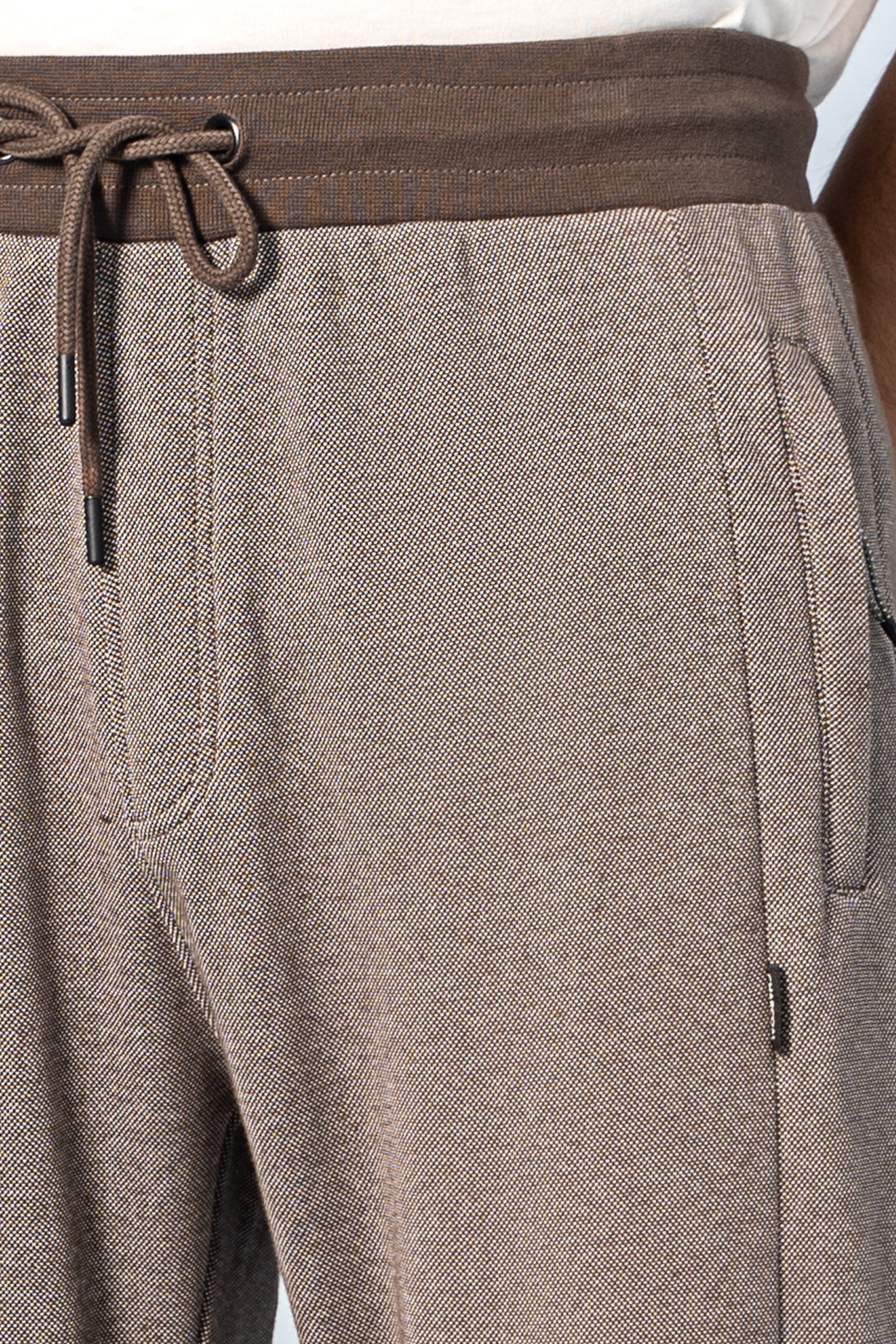 PIQUE MELANGE JOGGER TROUSER DARK OLIVE - Charcoal Clothing