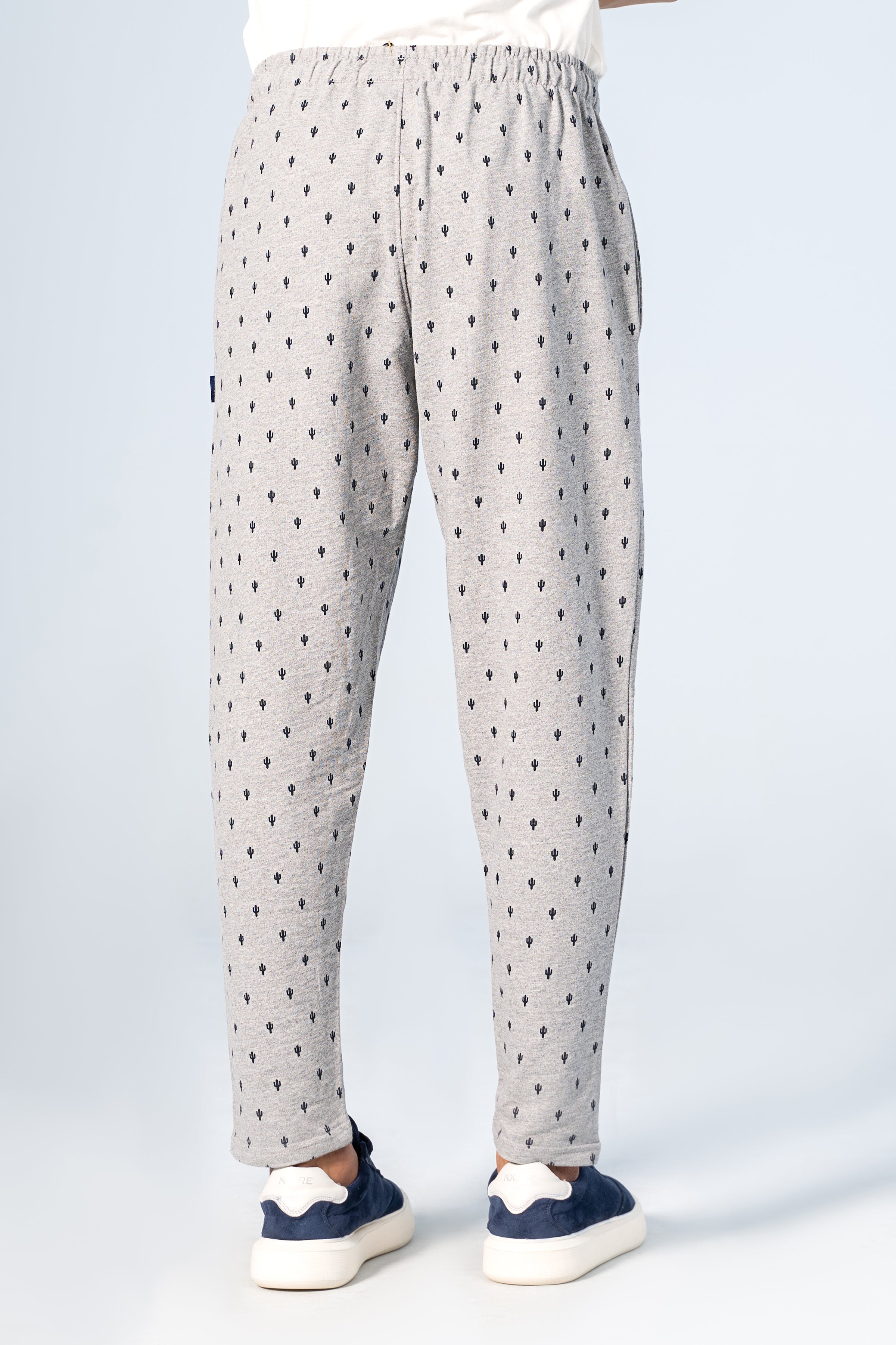 SLEEPWEAR TROUSER GREY PRINTED - Charcoal Clothing