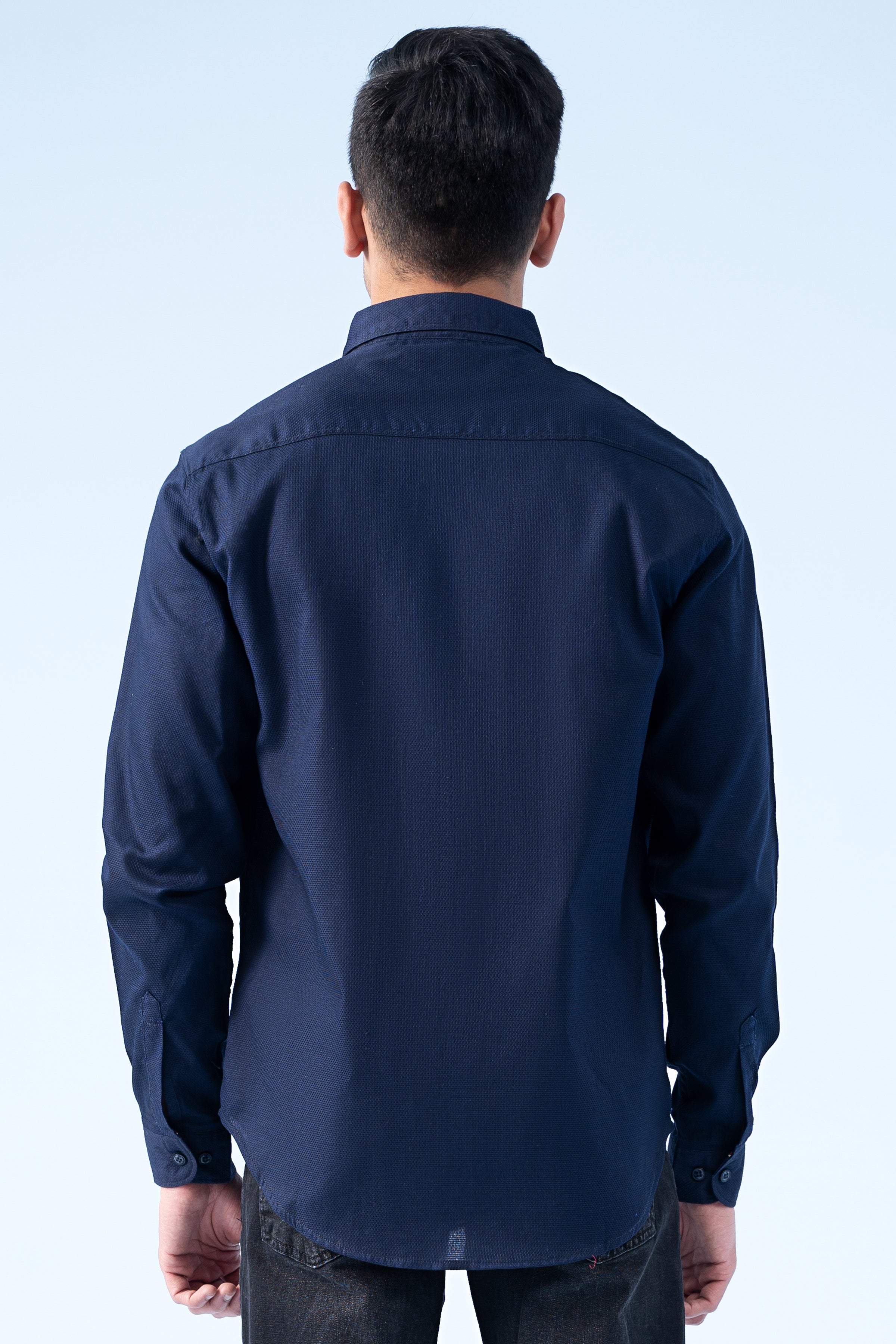 CASUAL SHIRT NAVY - Charcoal Clothing