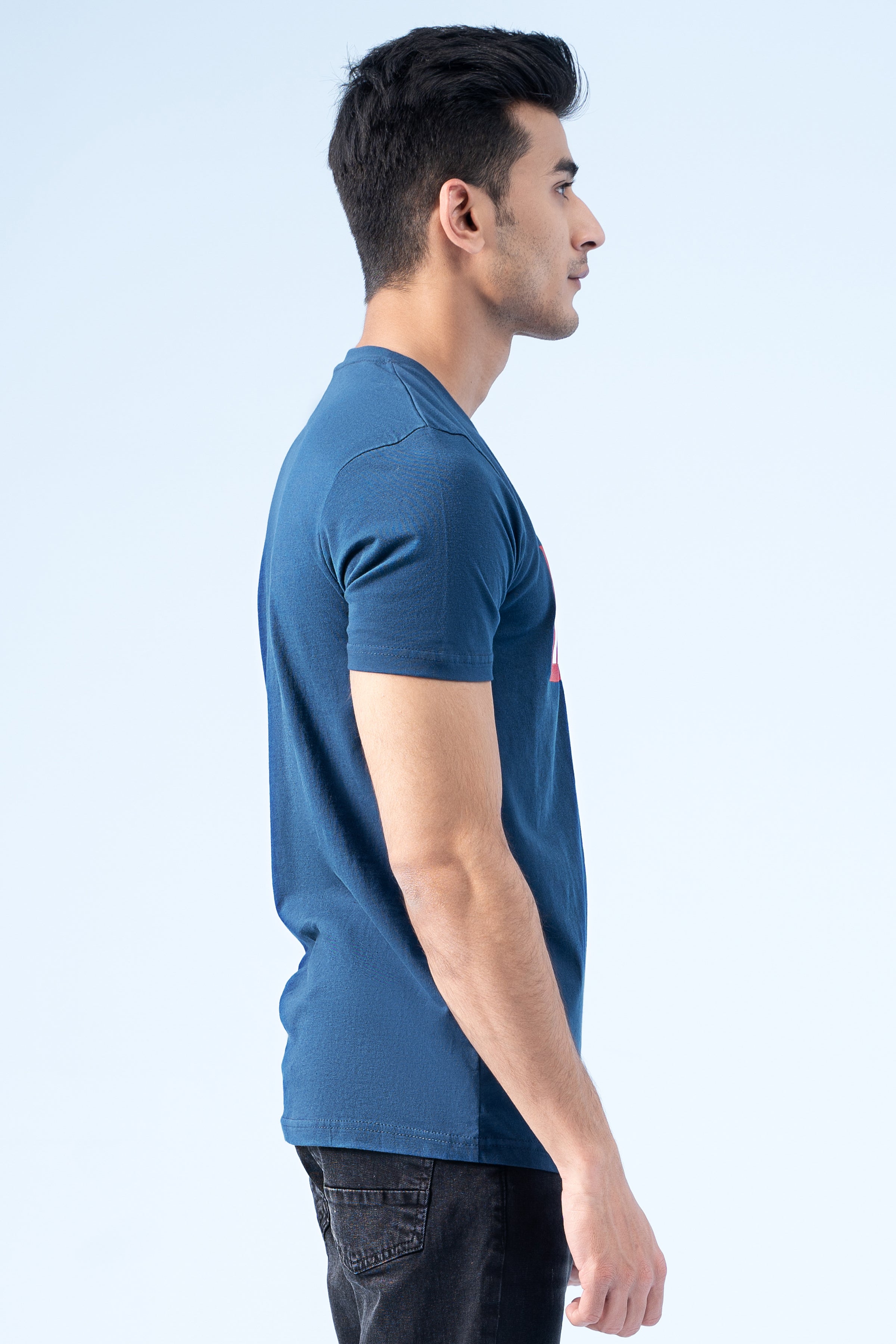 T-SHIRT TEAL BLUE - Charcoal Clothing