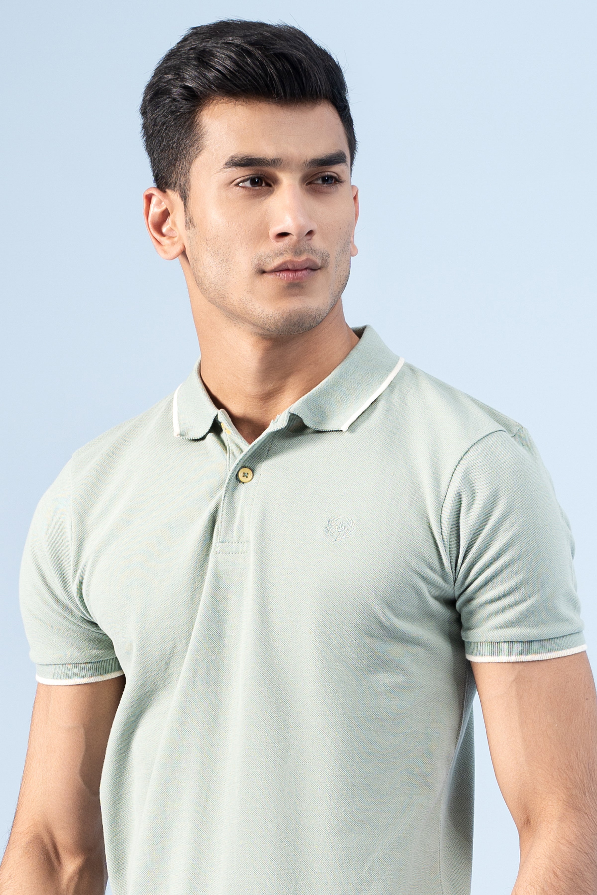 CLASSIC POLO LIGHT GREEN - Charcoal Clothing