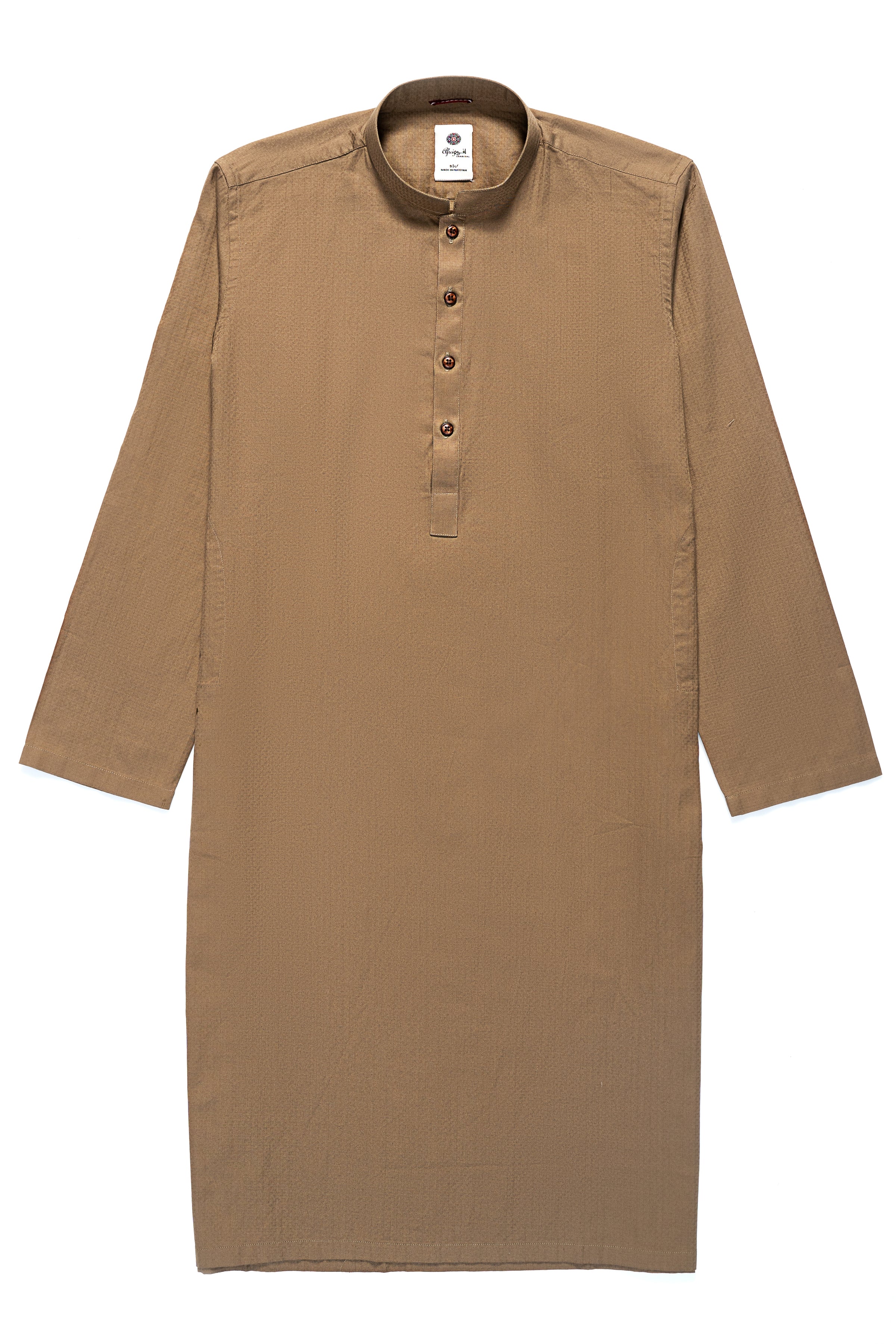 KURTA KHAKI - Charcoal Clothing