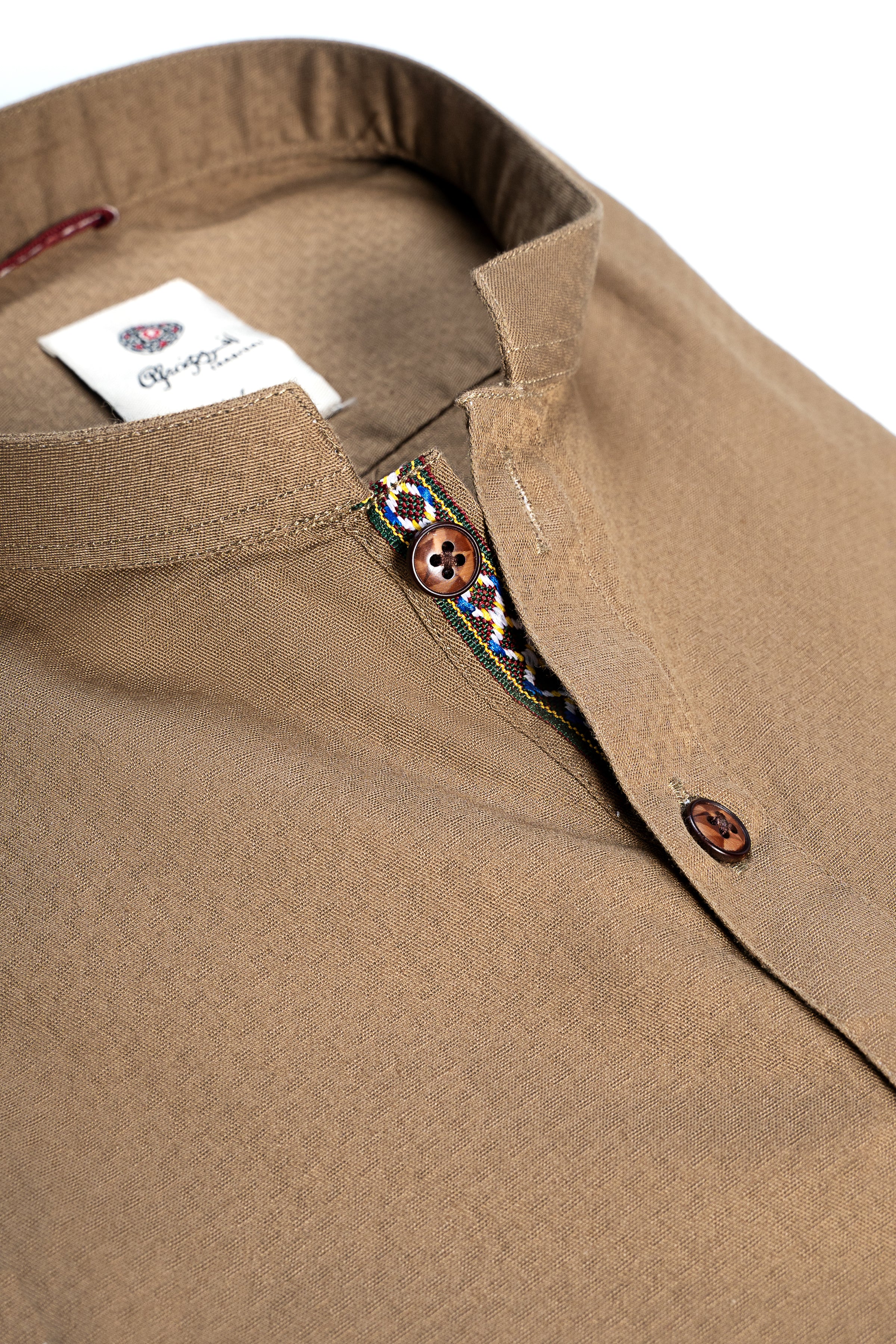 KURTA KHAKI - Charcoal Clothing