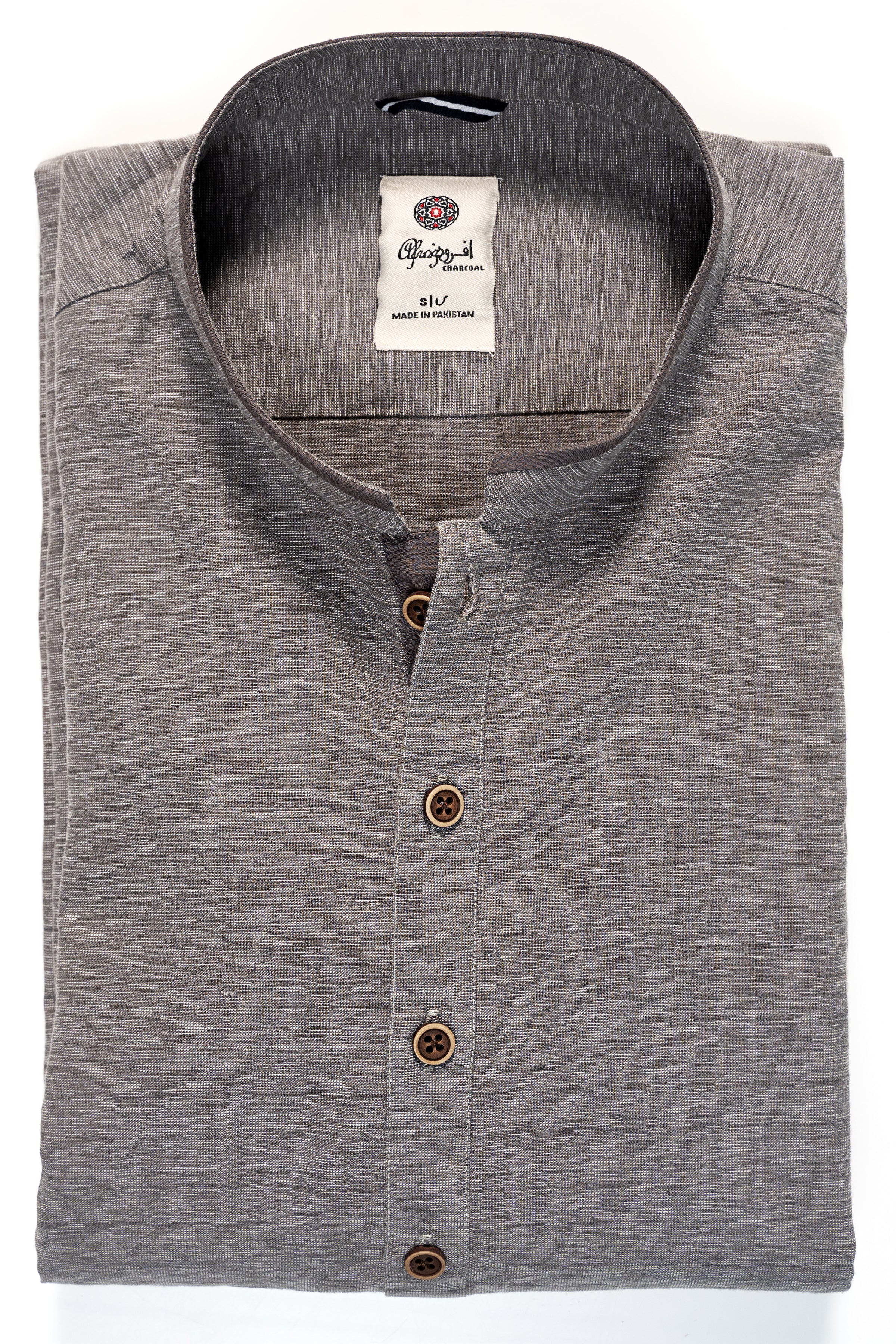 KURTA GREY - Charcoal Clothing