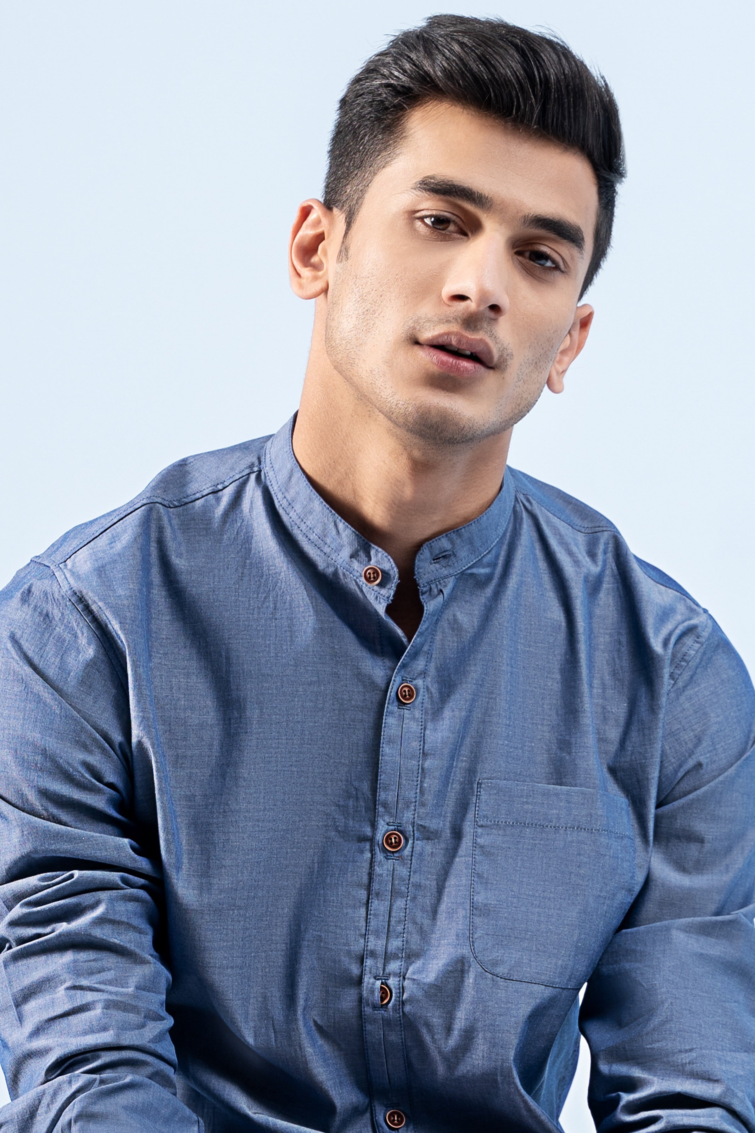 CASUAL SHIRT BLUE - Charcoal Clothing