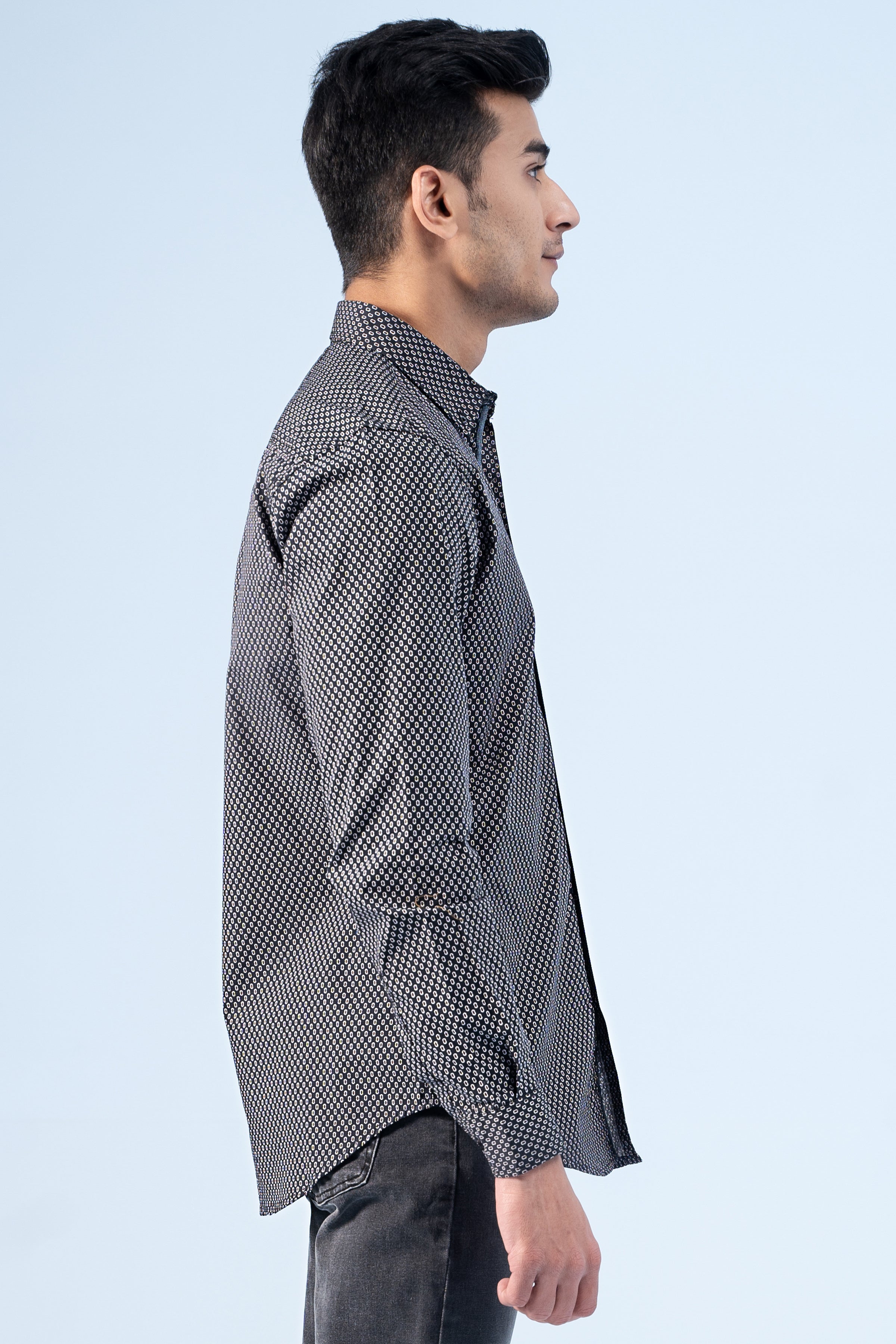 CASUAL SHIRT NAVY - Charcoal Clothing