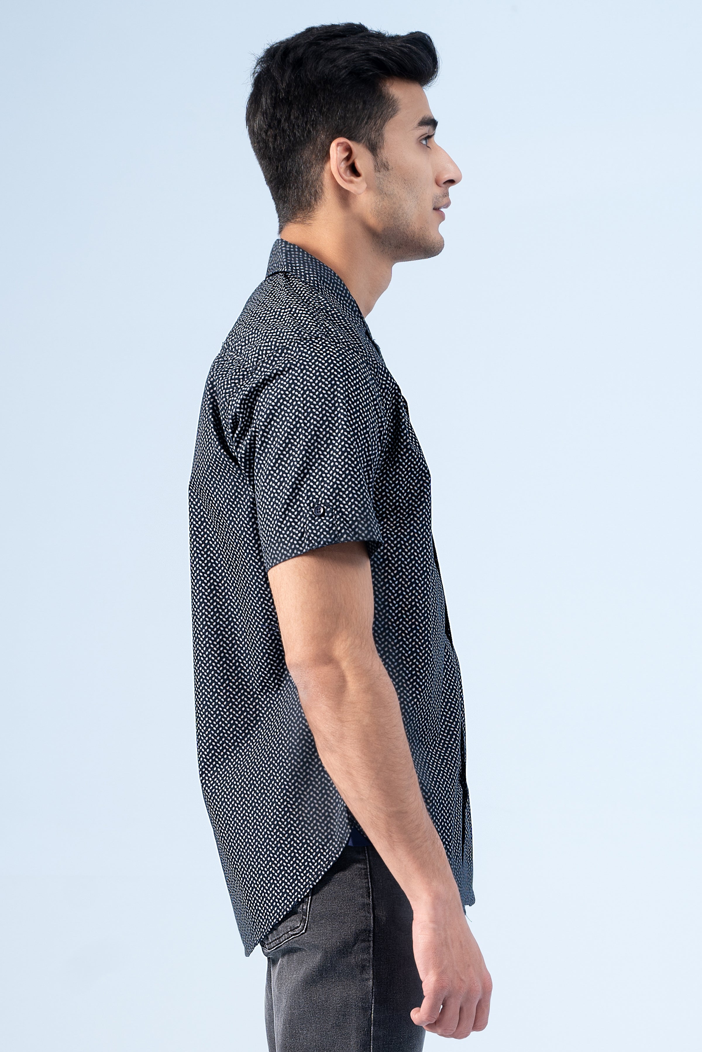 CASUAL SHIRT BLACK - Charcoal Clothing