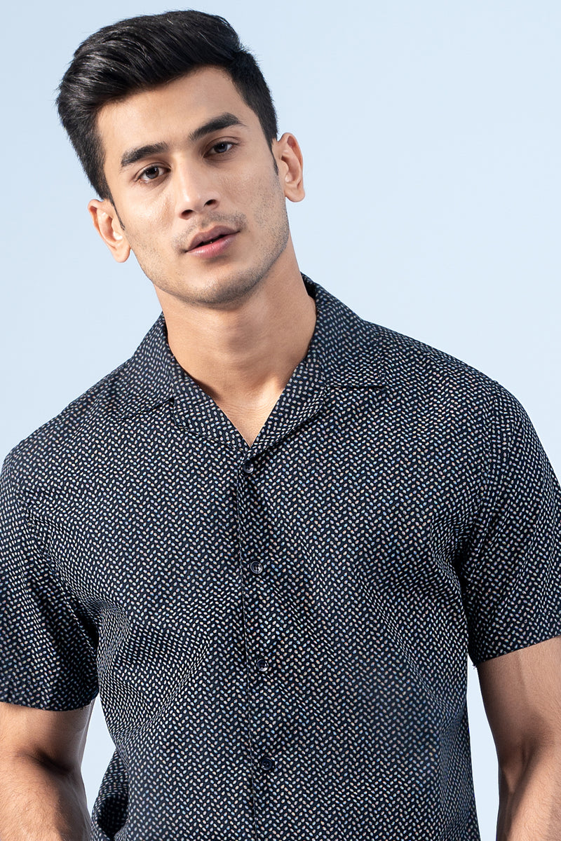 CASUAL SHIRT BLACK Charcoal Clothing