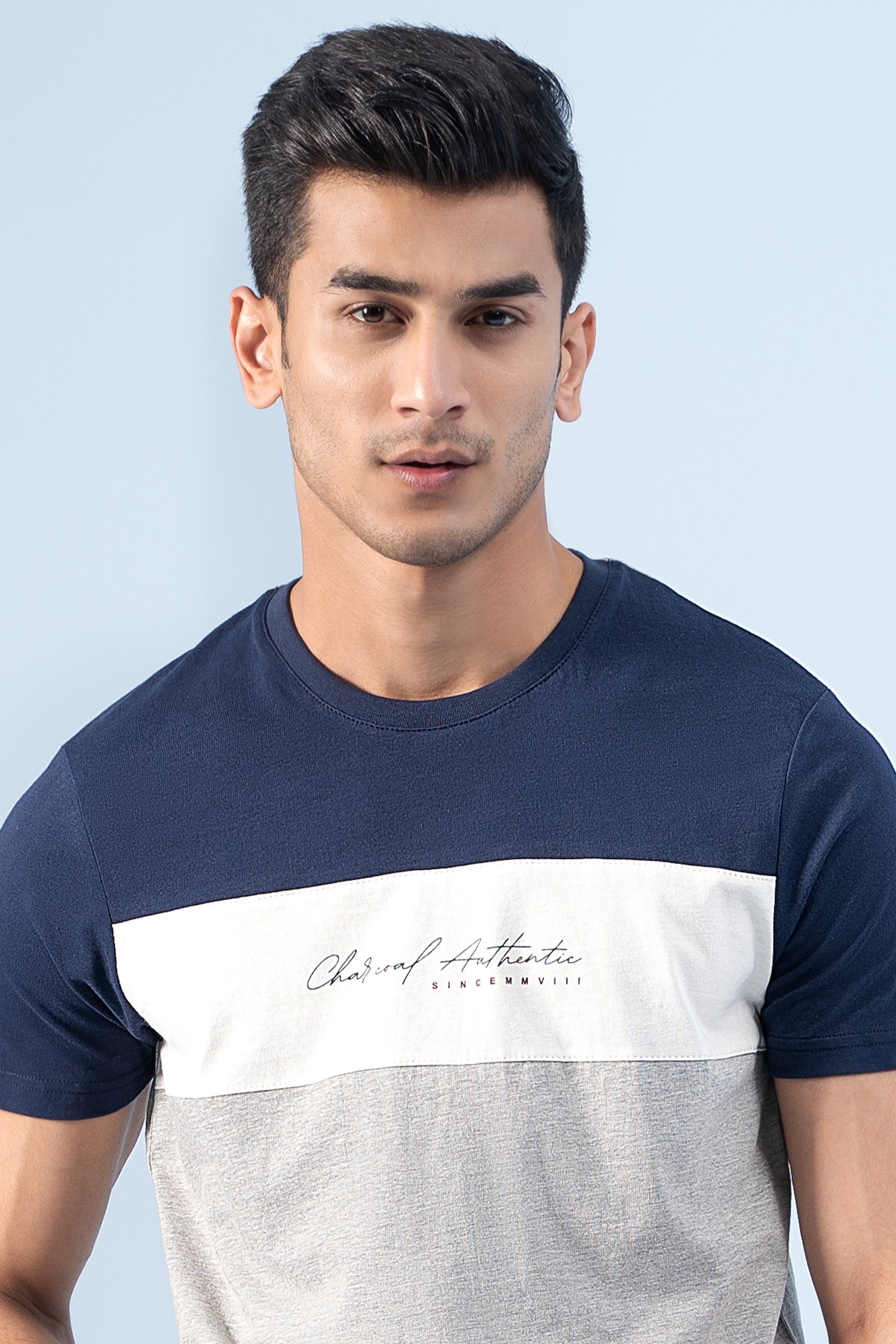 T-SHIRT NAVY - Charcoal Clothing
