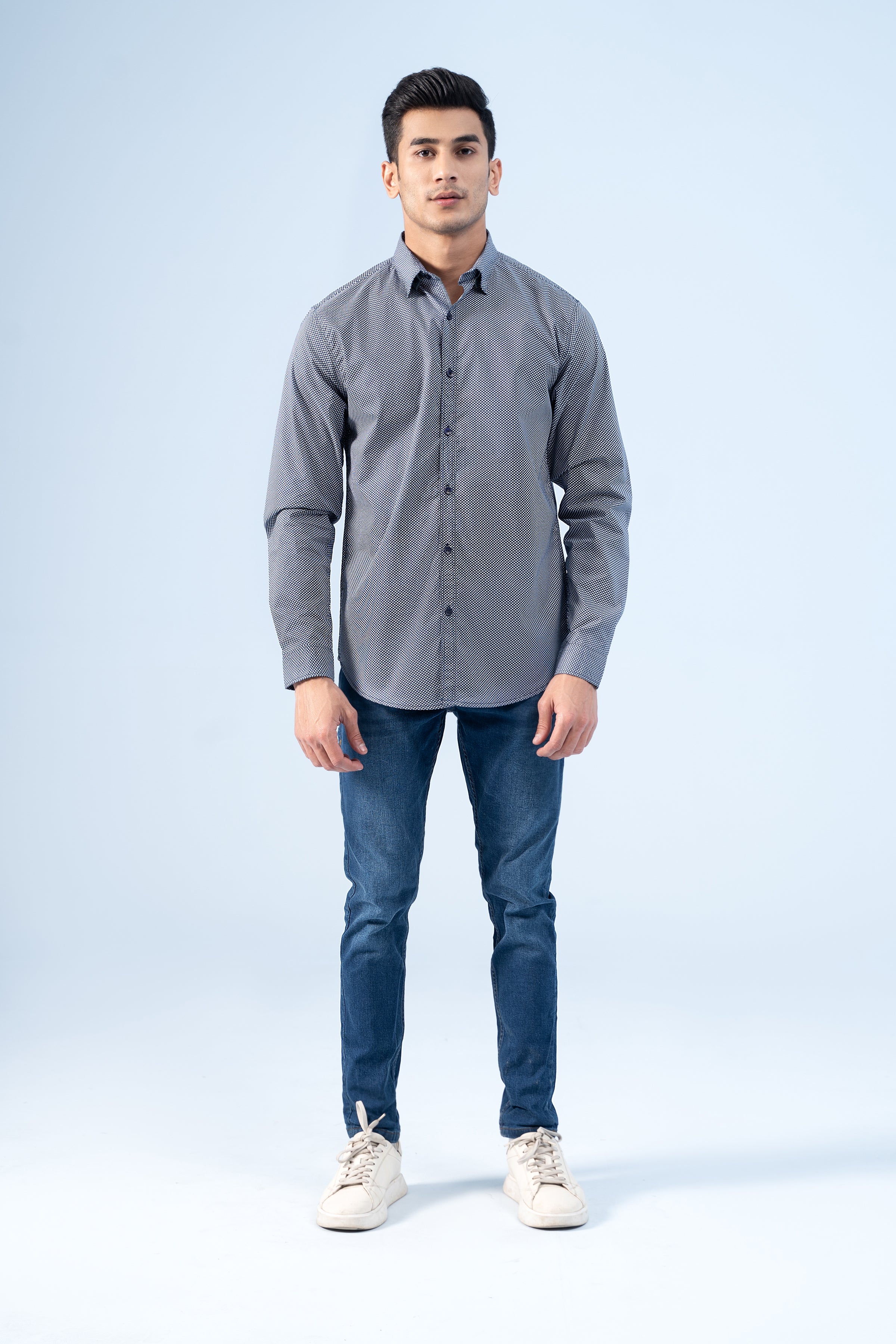 CASUAL SHIRT BLUE - Charcoal Clothing