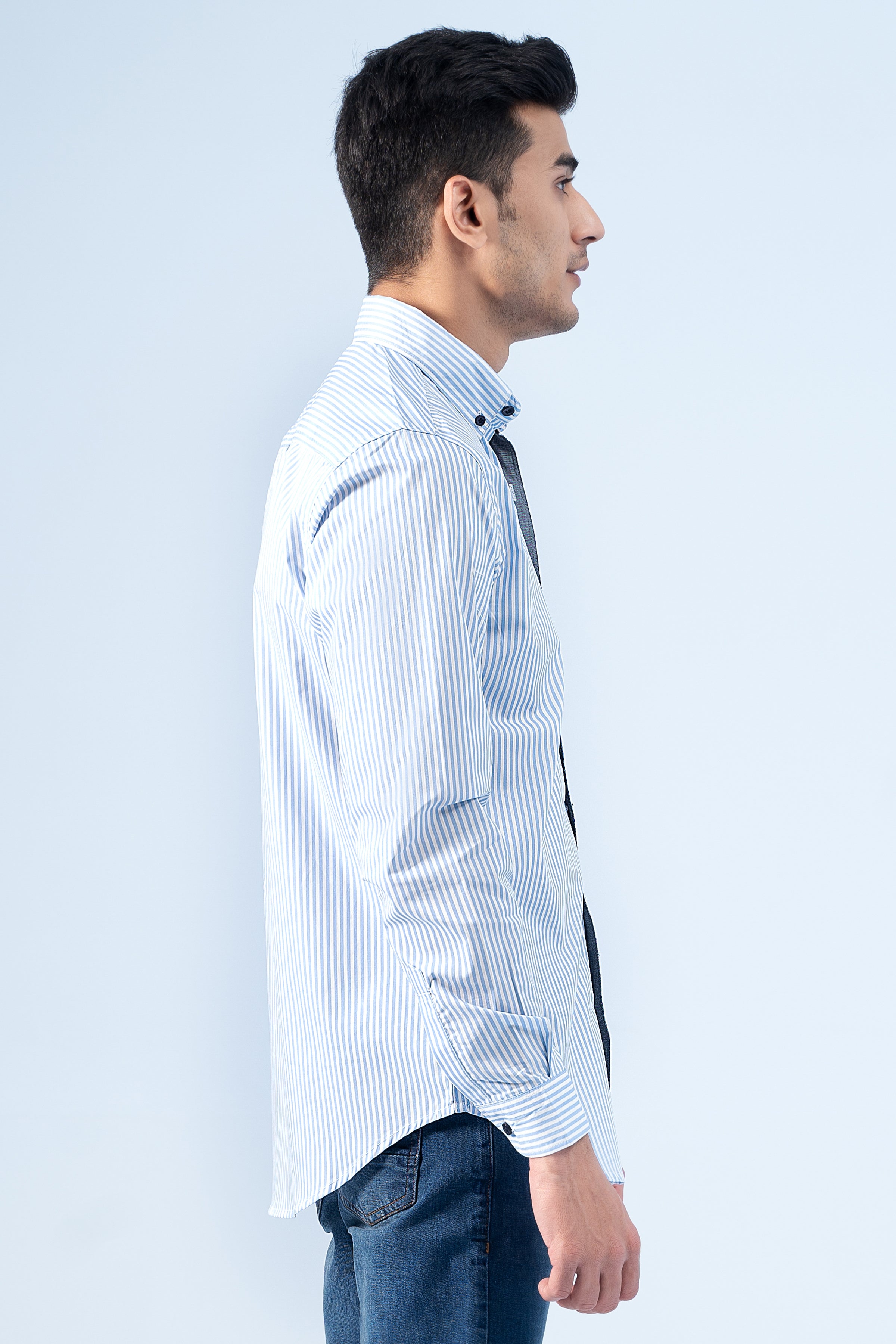 CASUAL SHIRT SKY LINING - Charcoal Clothing