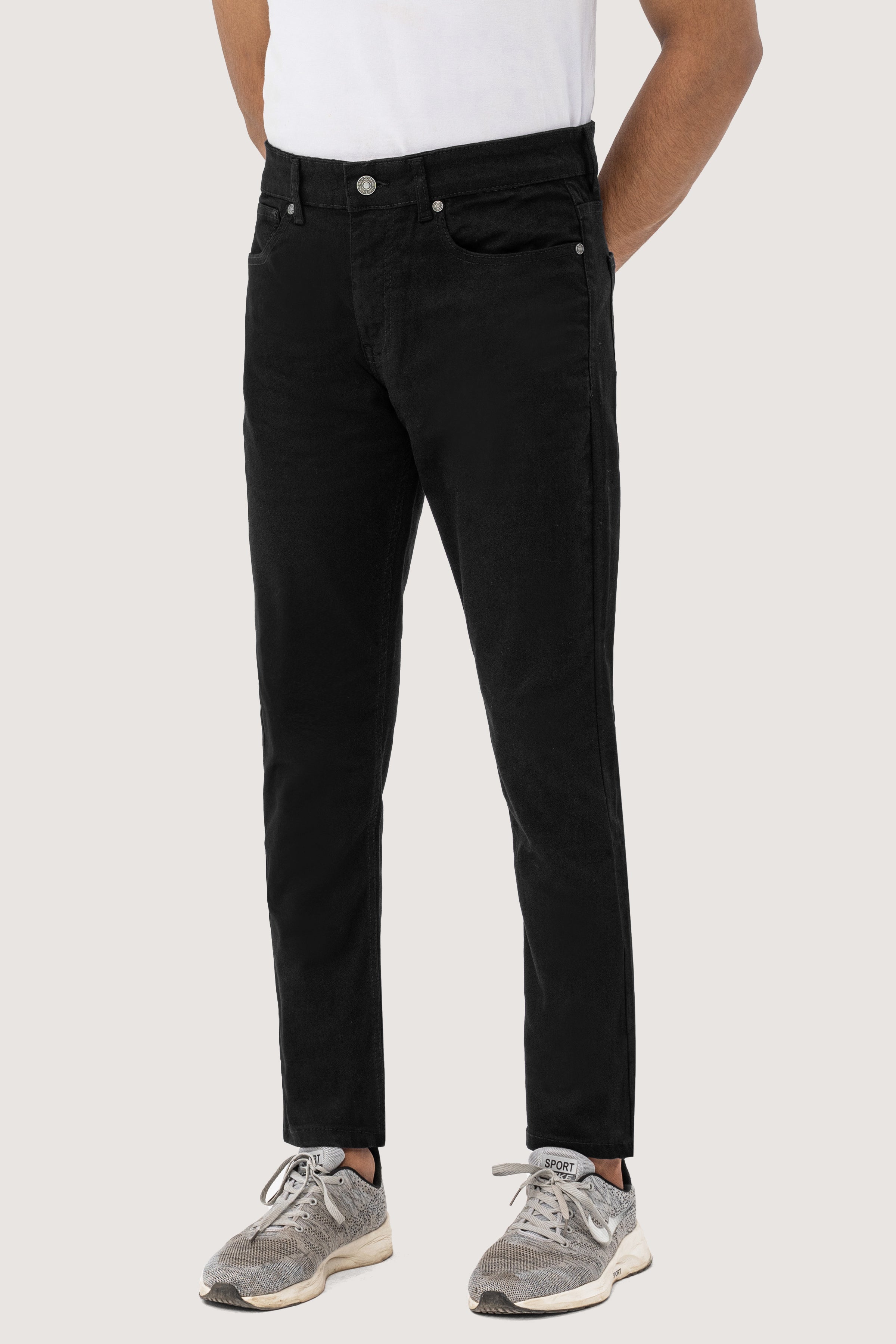 BASIC 5-POCKET PANT BLACK - Charcoal Clothing