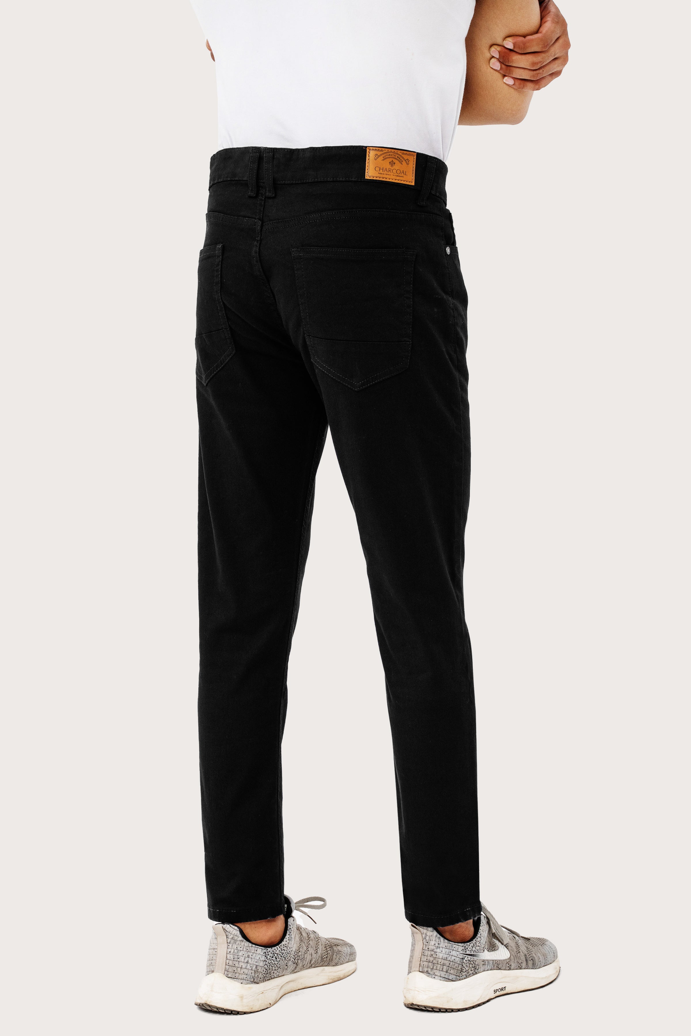 BASIC 5-POCKET PANT BLACK - Charcoal Clothing