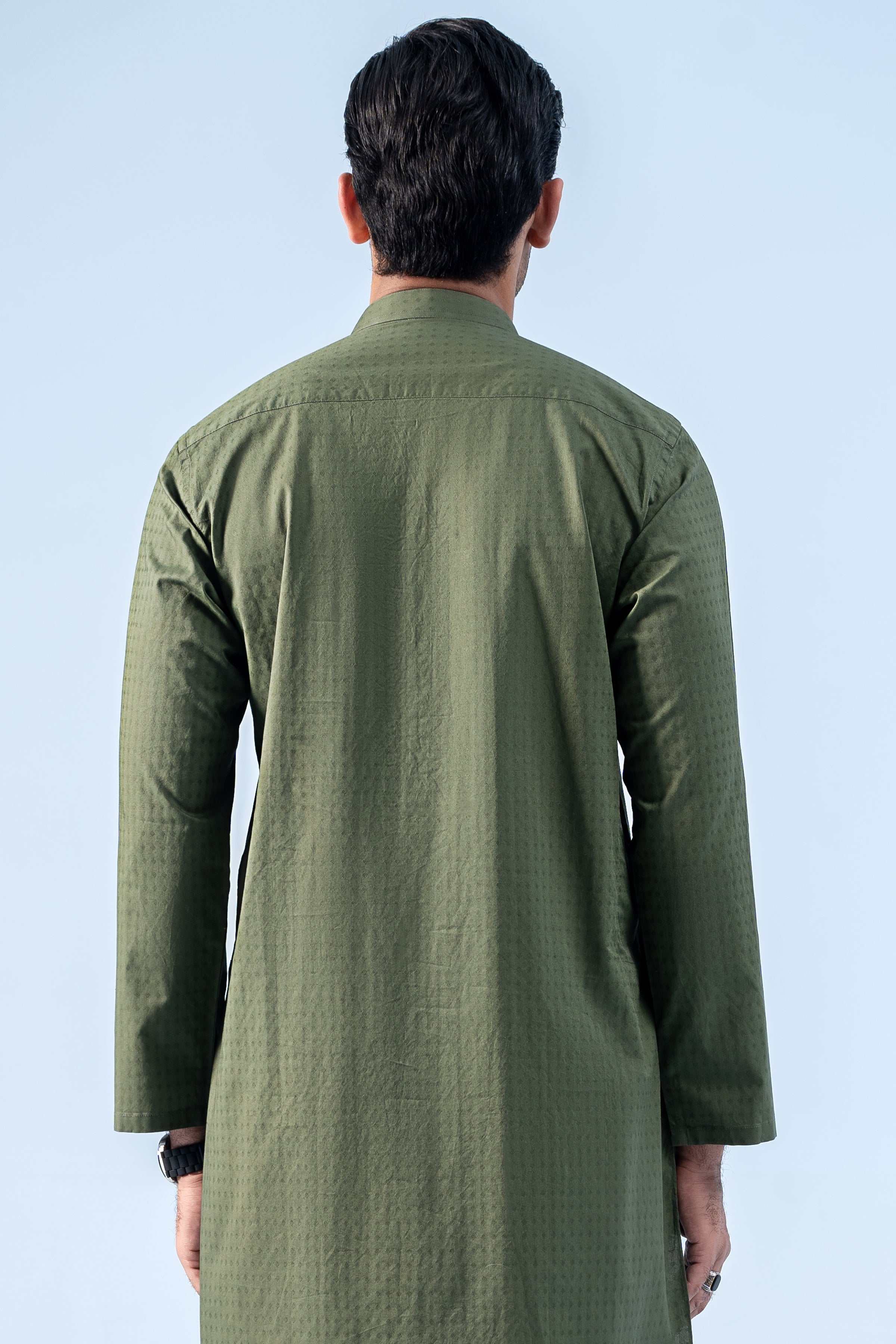 KURTA OLIVE - Charcoal Clothing