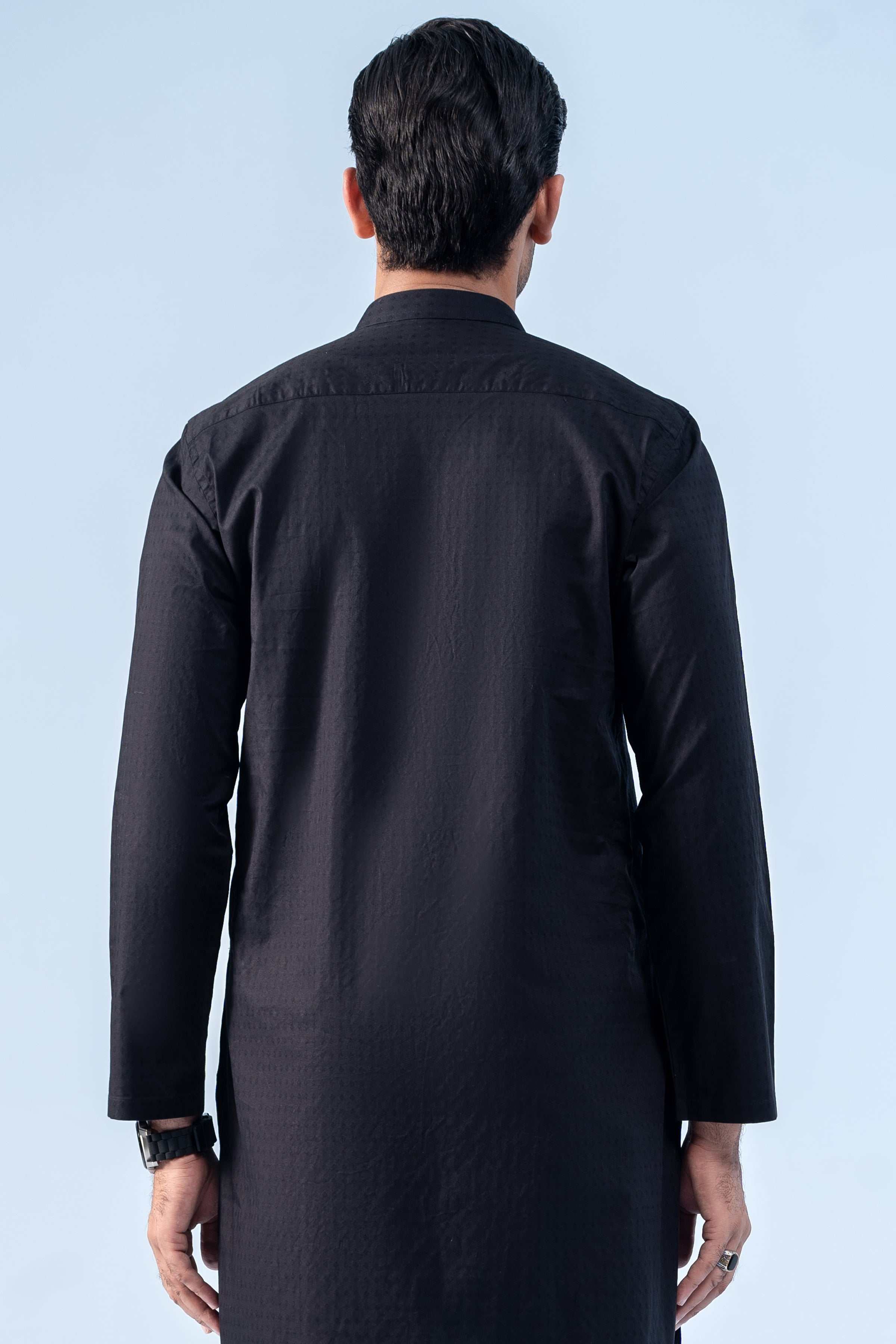 KURTA BLACK - Charcoal Clothing