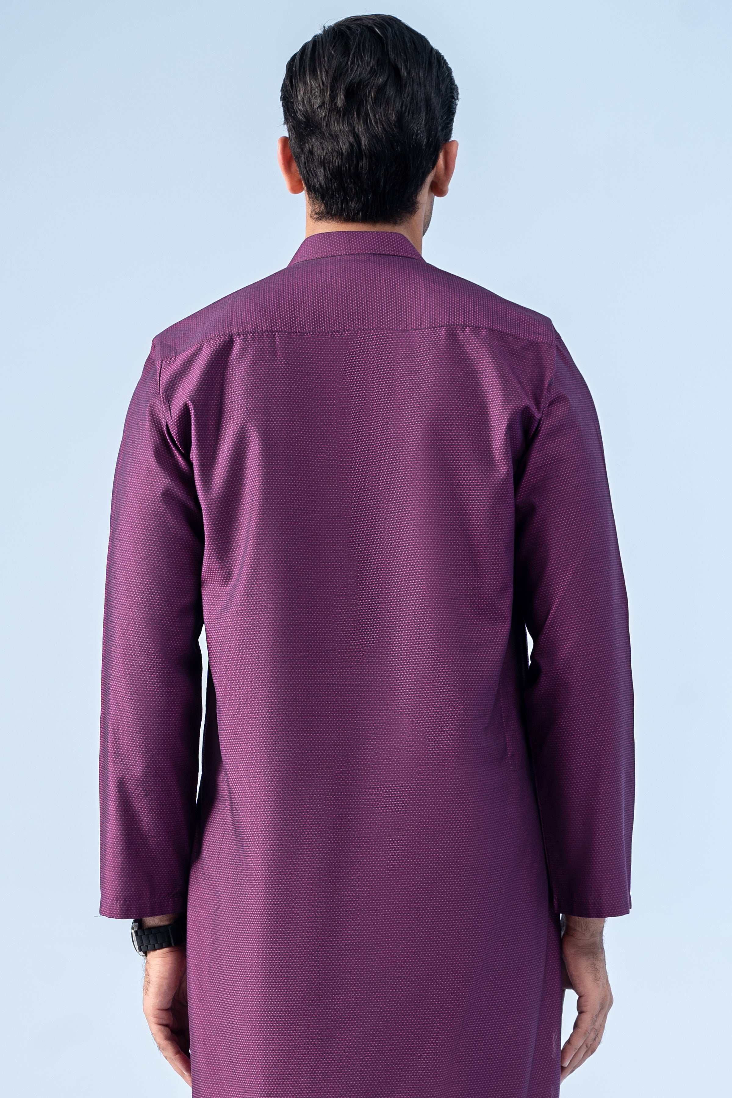 KURTA PLUM - Charcoal Clothing