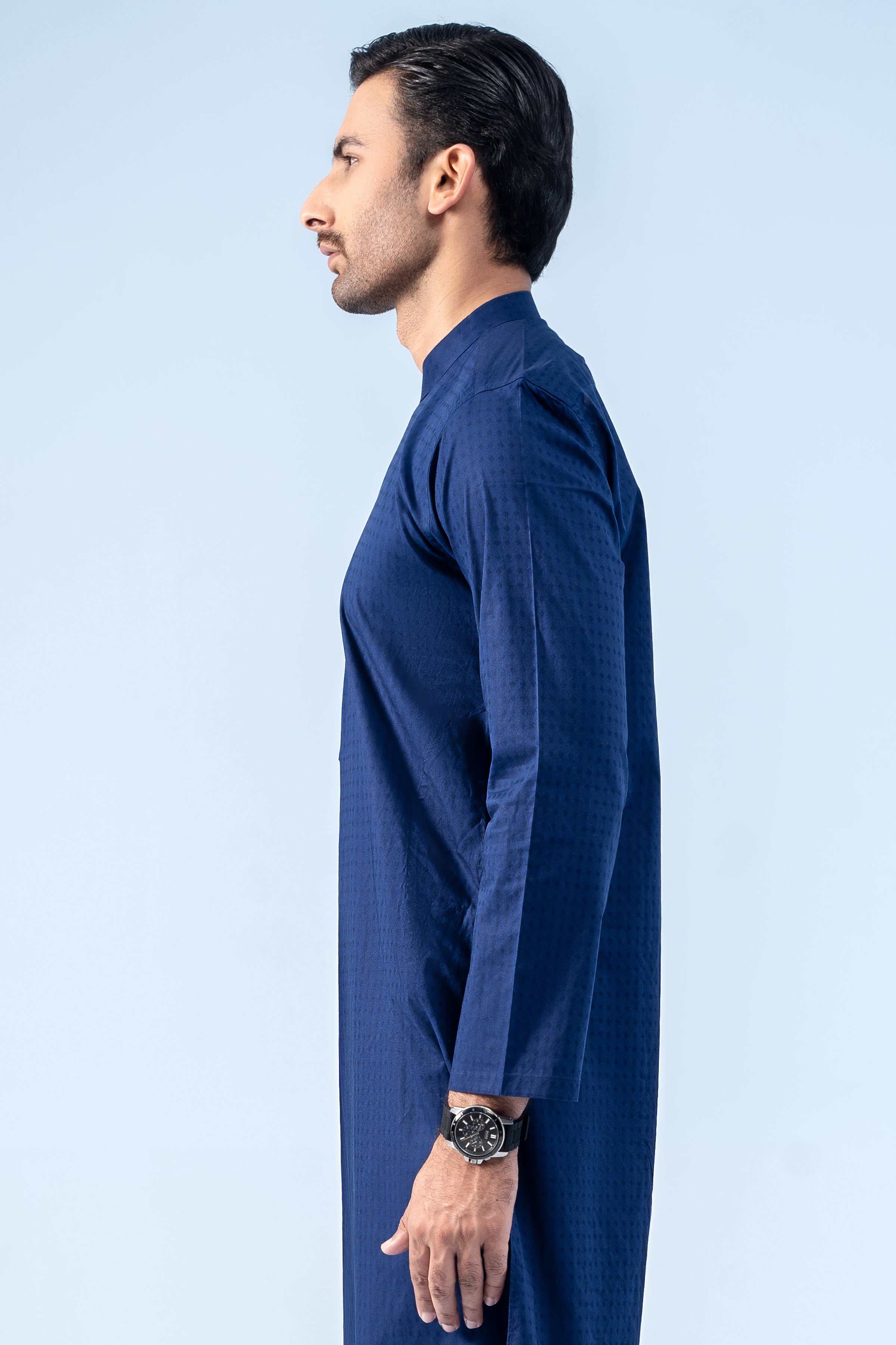 KURTA NAVY - Charcoal Clothing