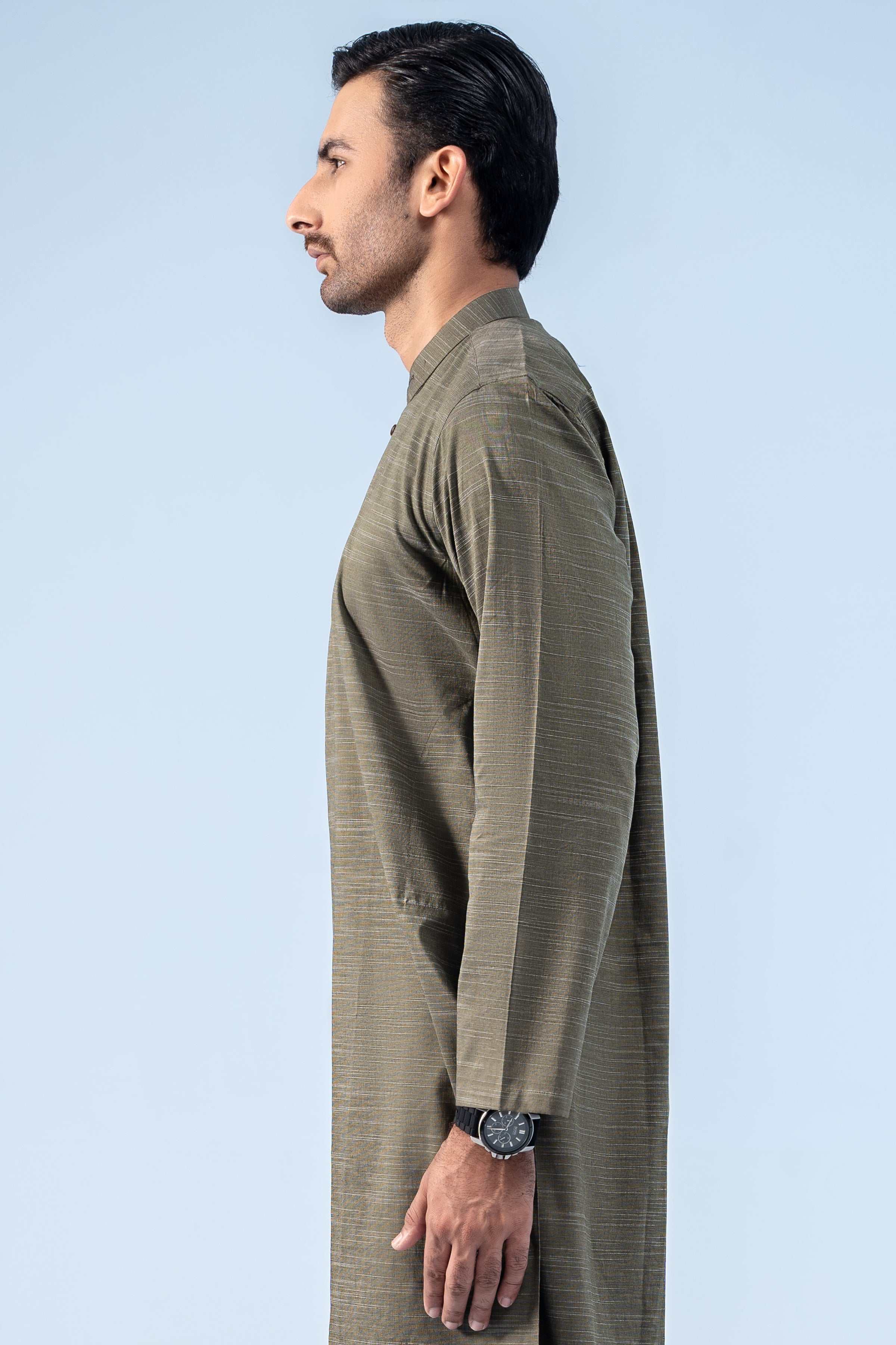 KURTA OLIVE - Charcoal Clothing