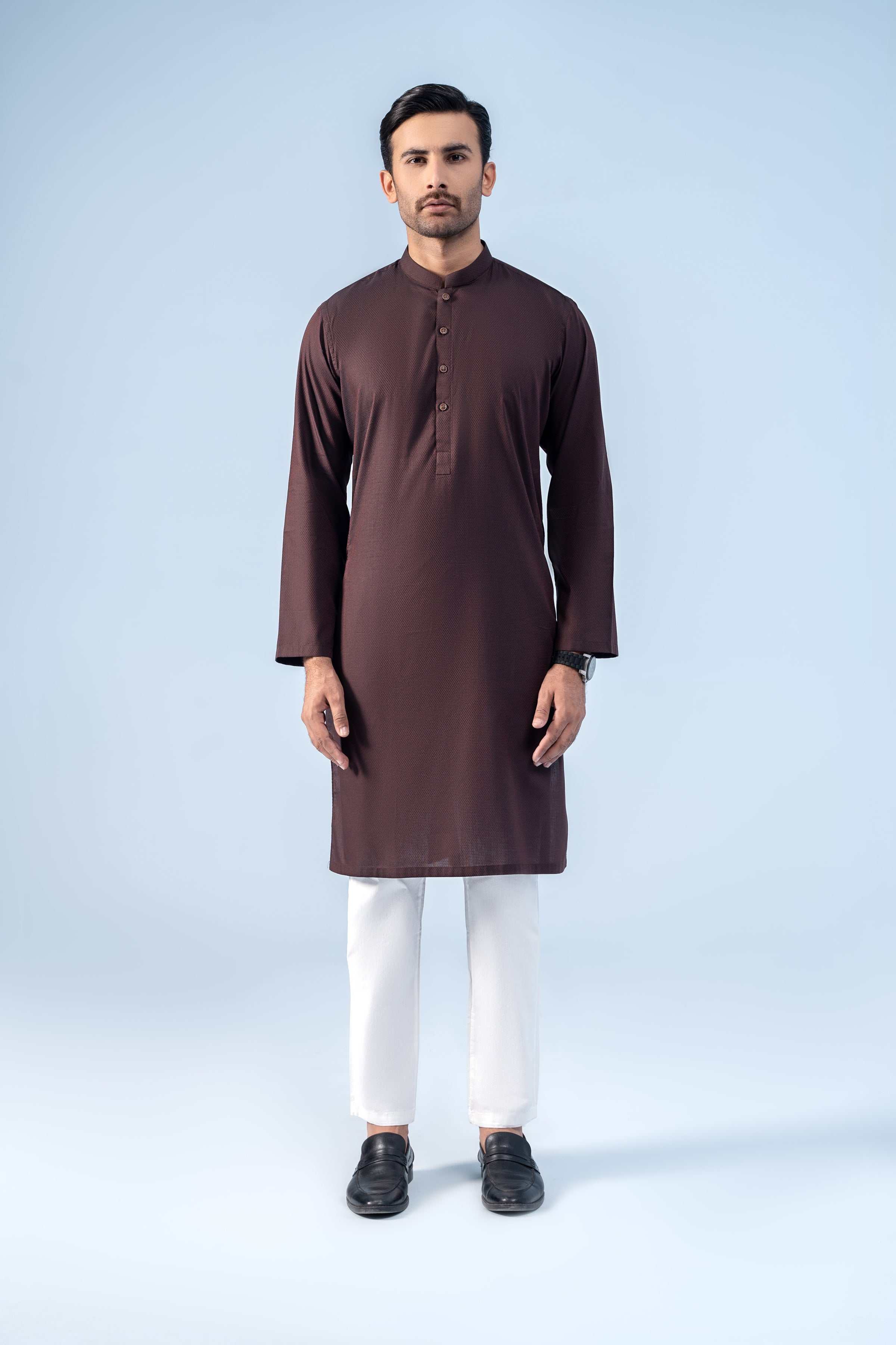 KURTA BROWN - Charcoal Clothing