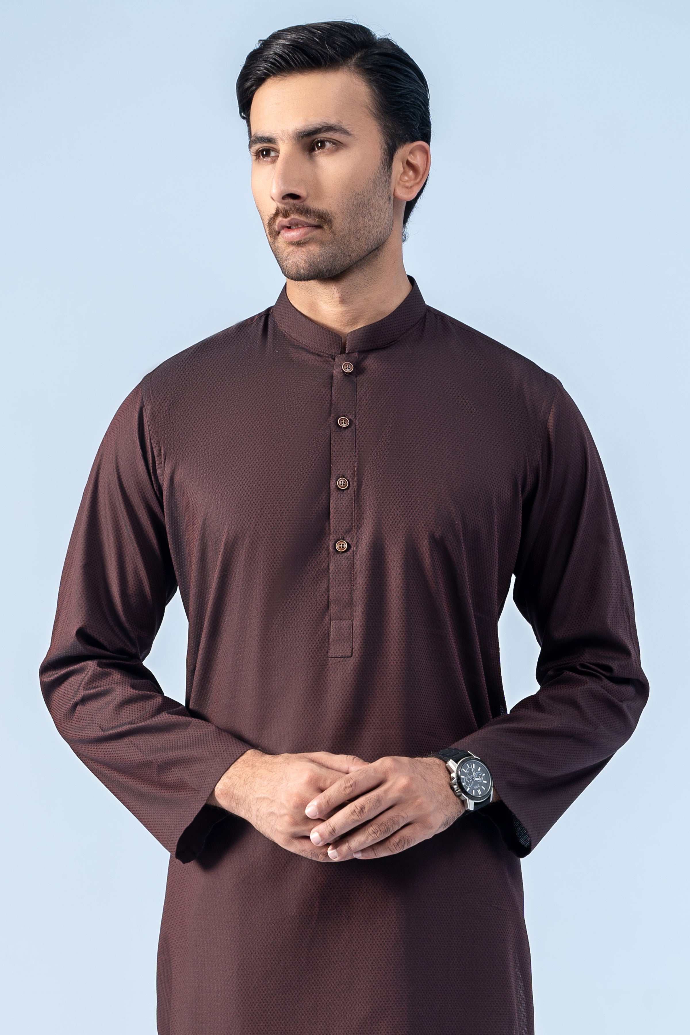 KURTA BROWN - Charcoal Clothing