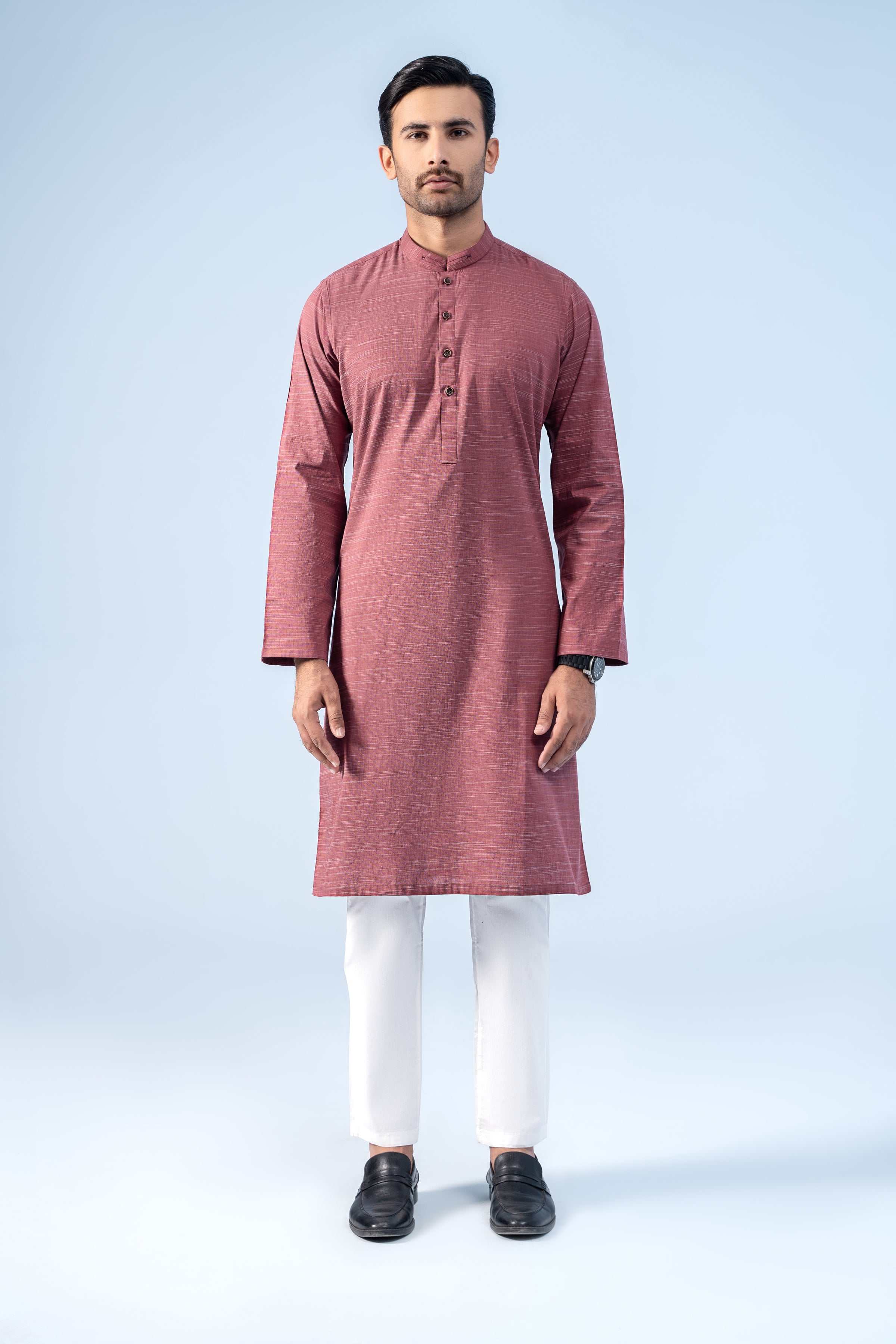 KURTA MAROON - Charcoal Clothing