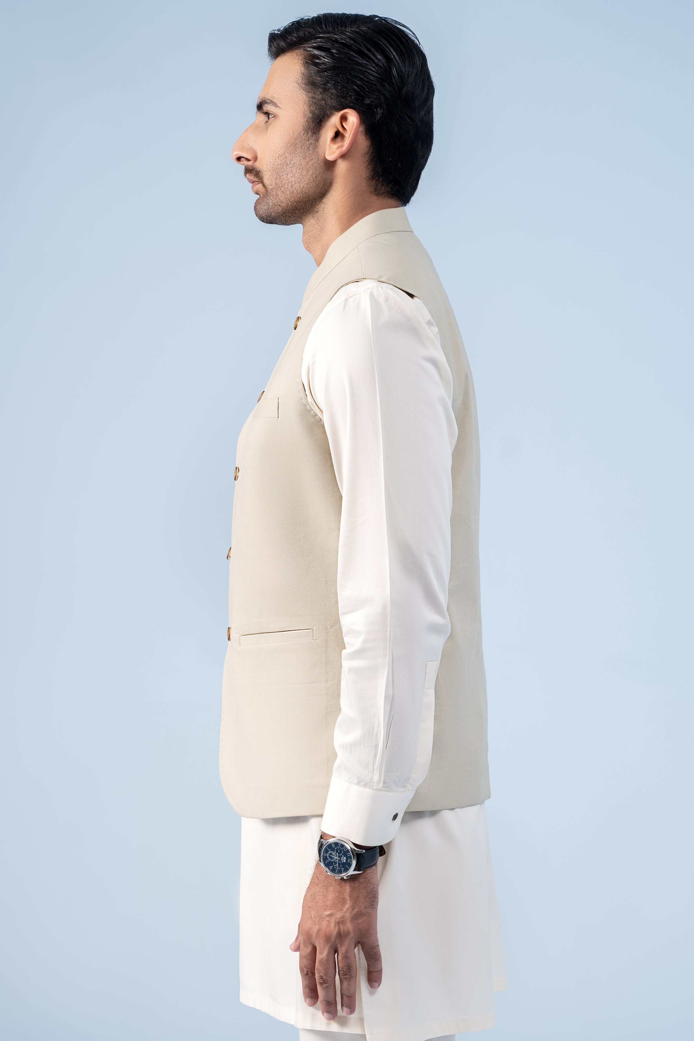 WAISTCOAT BEIGE - Charcoal Clothing