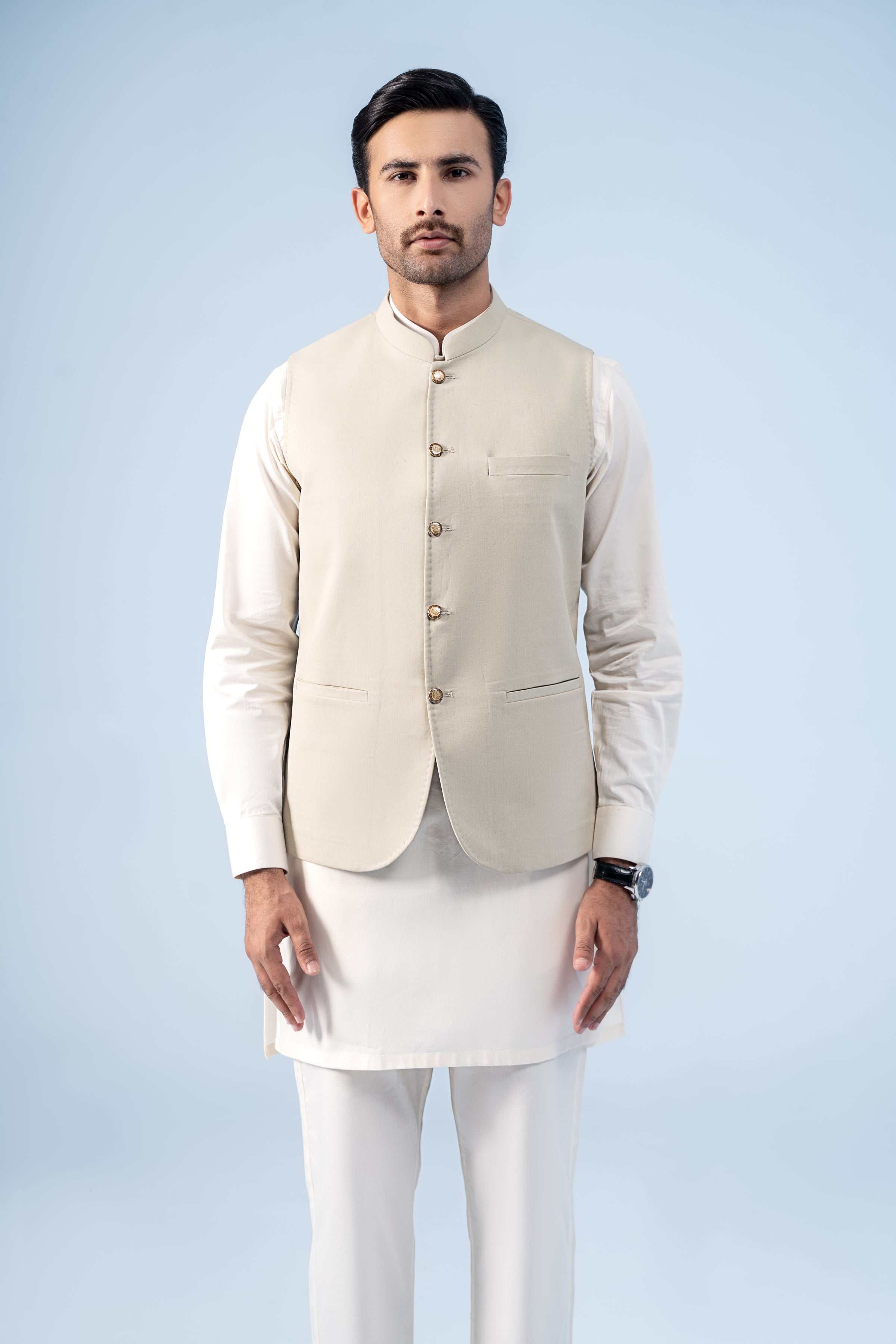 WAISTCOAT BEIGE - Charcoal Clothing