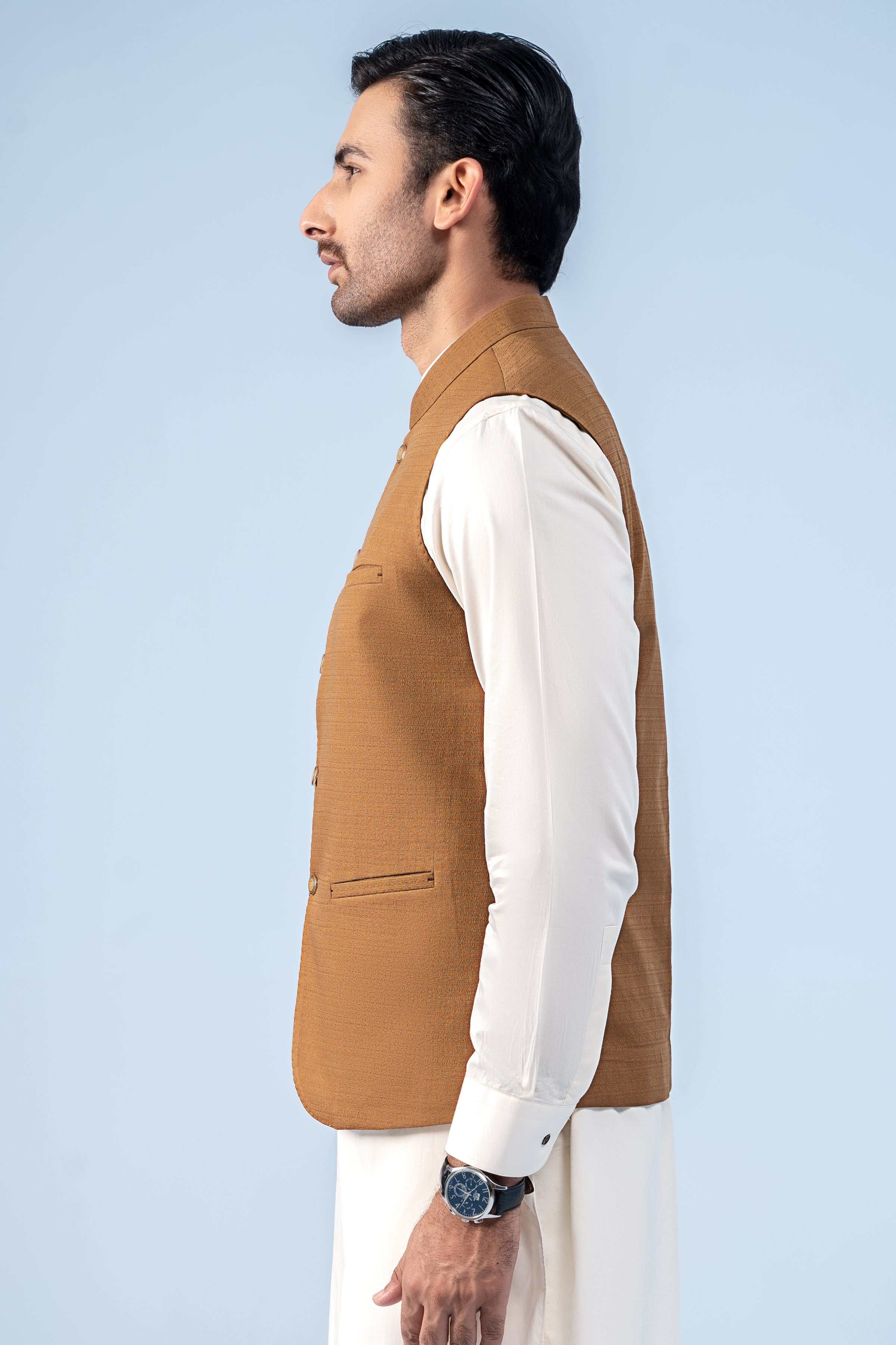 WAISTCOAT MUSTARD - Charcoal Clothing