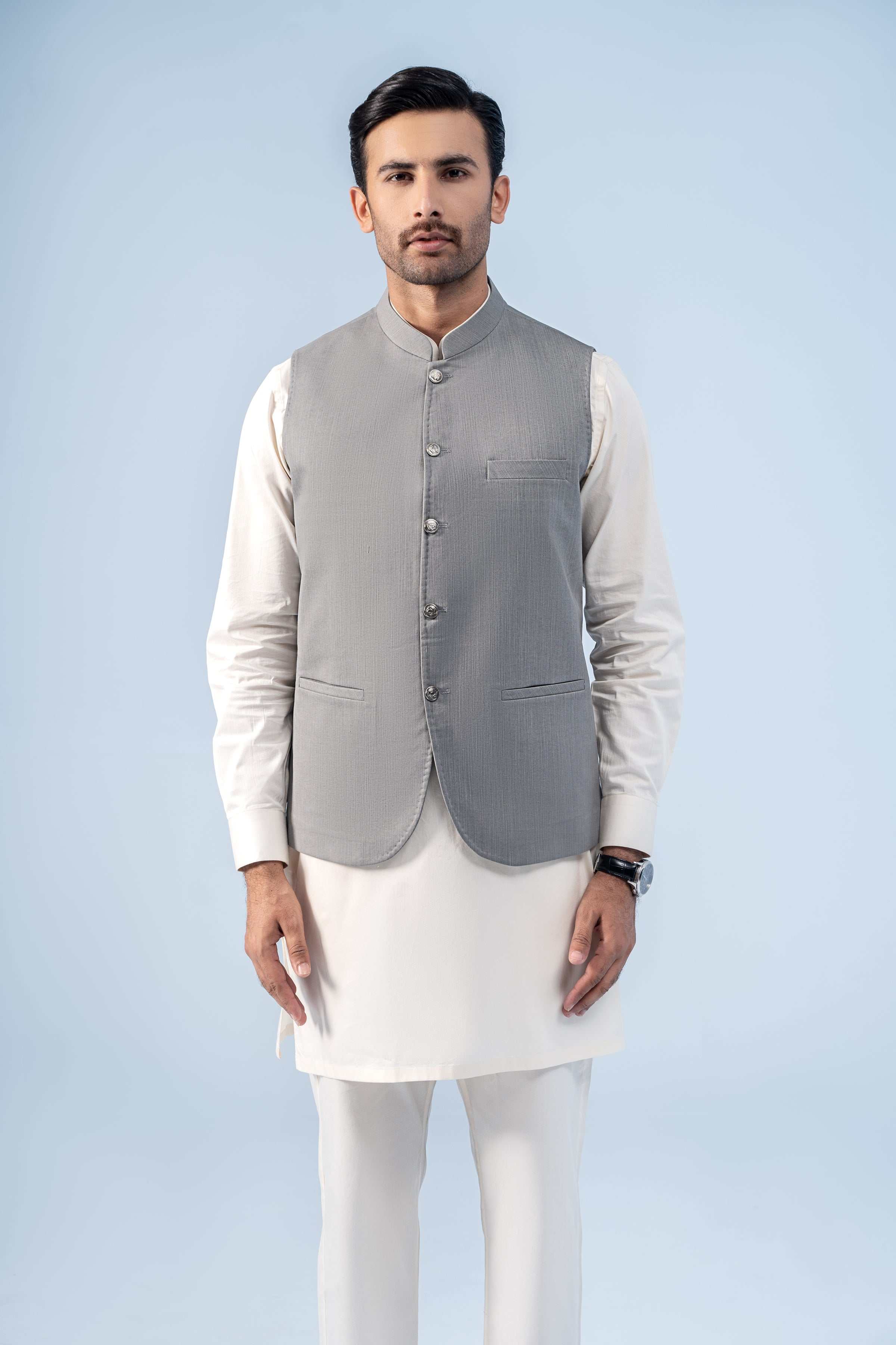 WAISTCOAT GREY - Charcoal Clothing