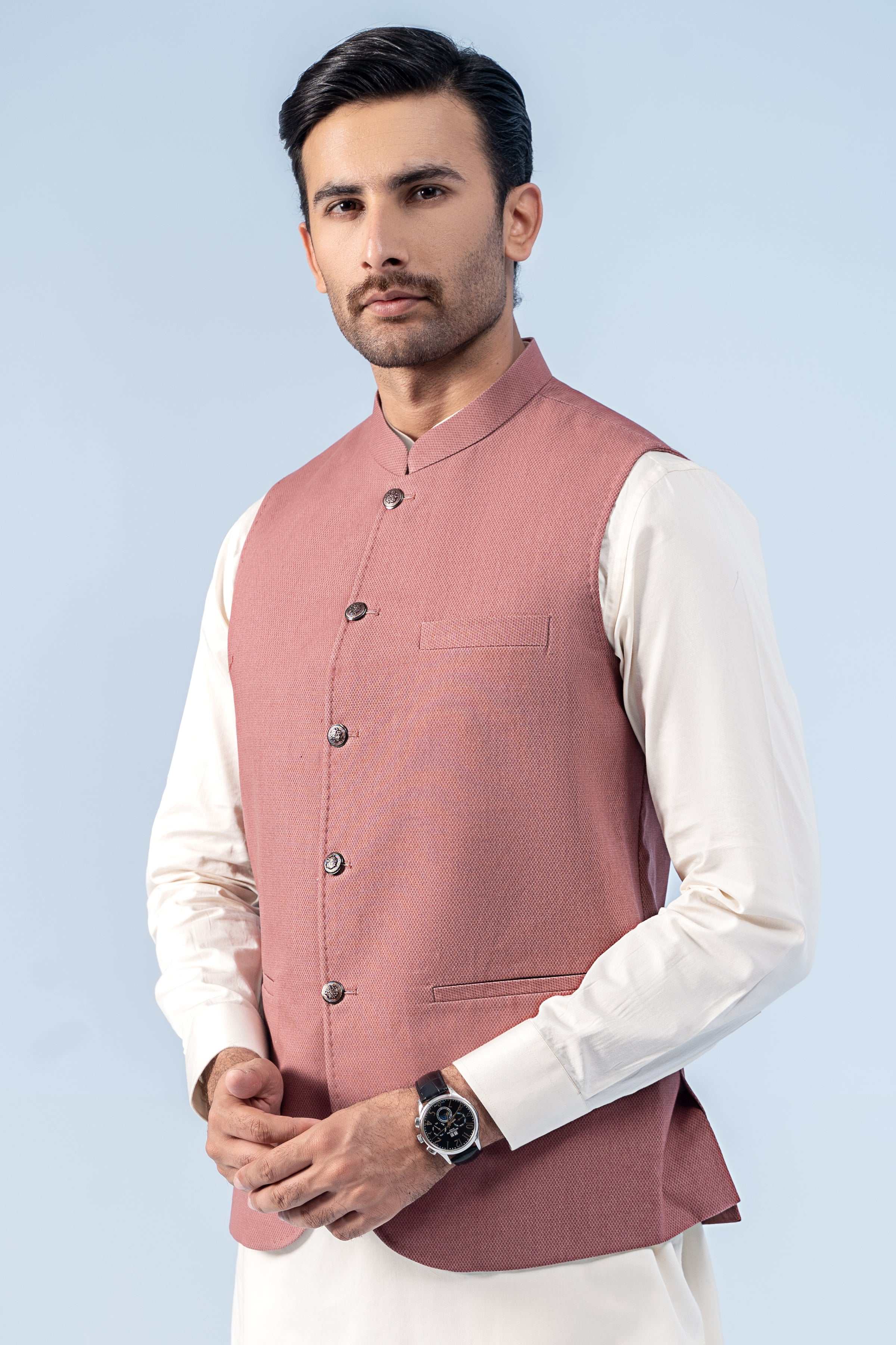 WAISTCOAT FADED RED - Charcoal Clothing
