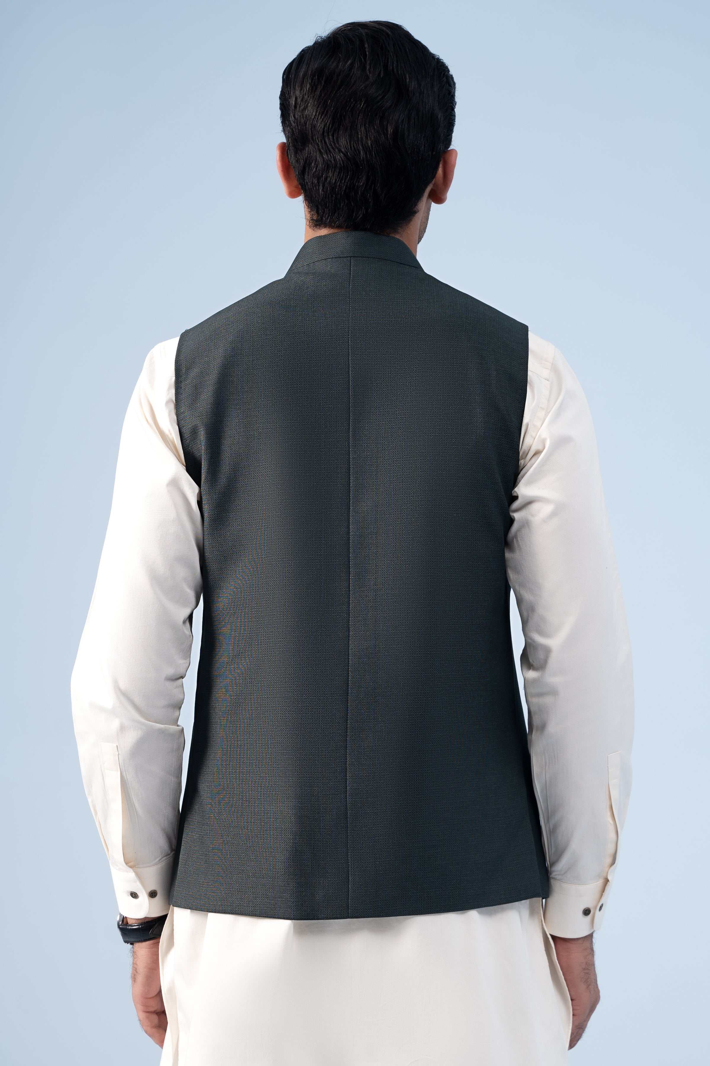 WAISTCOAT FOREST GREEN - Charcoal Clothing