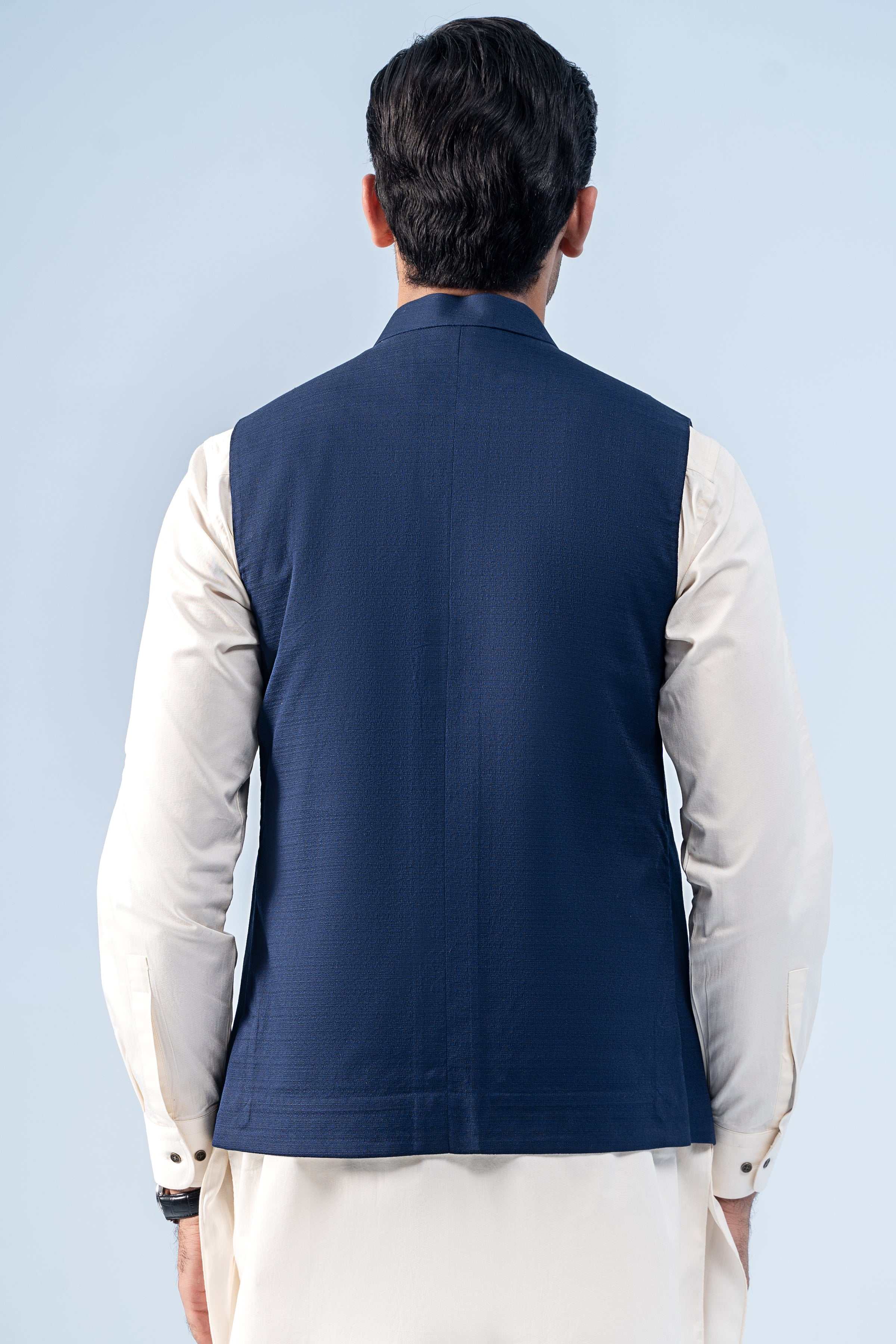 WAISTCOAT NAVY - Charcoal Clothing