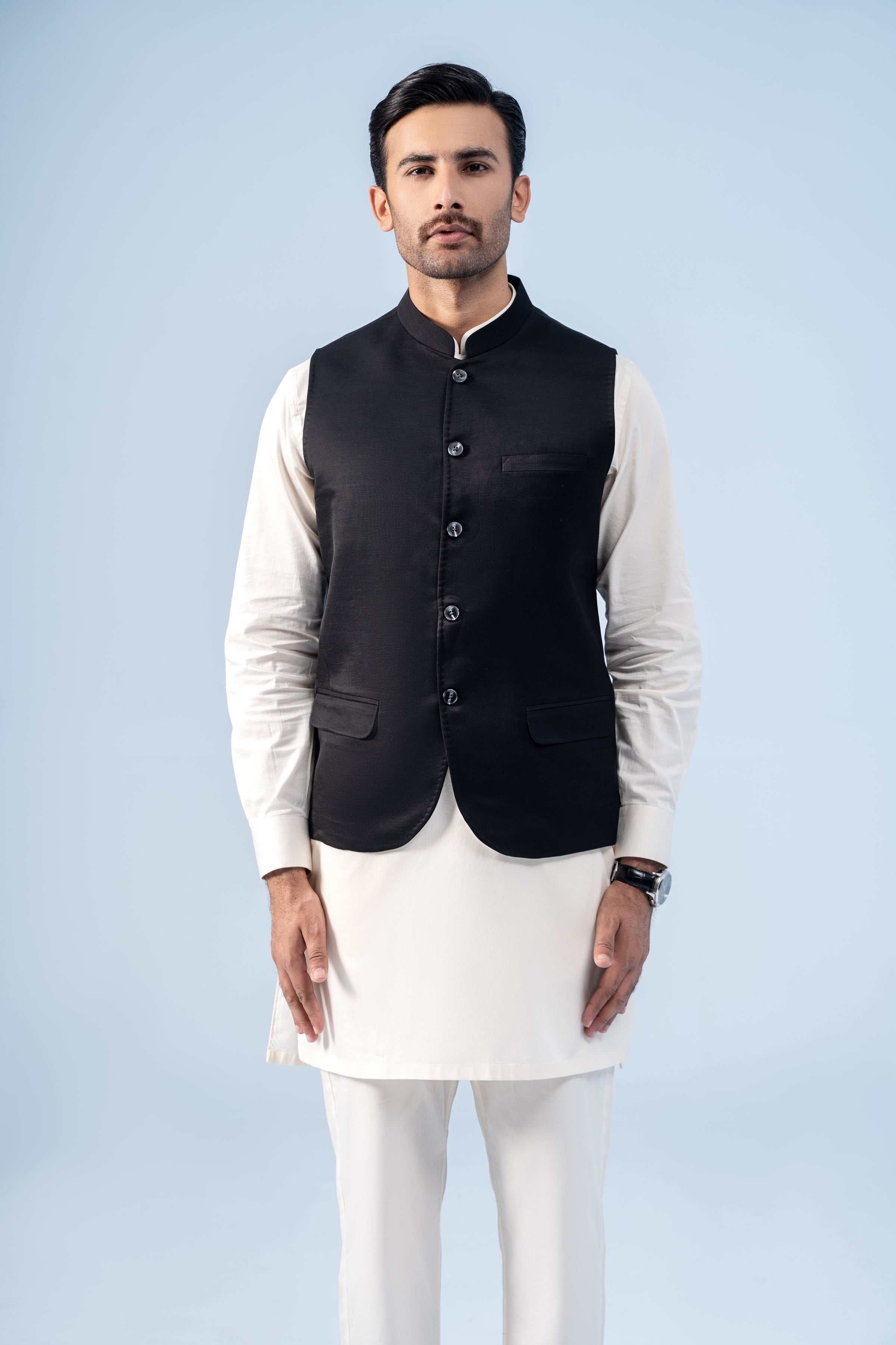 WAISTCOAT BLACK - Charcoal Clothing