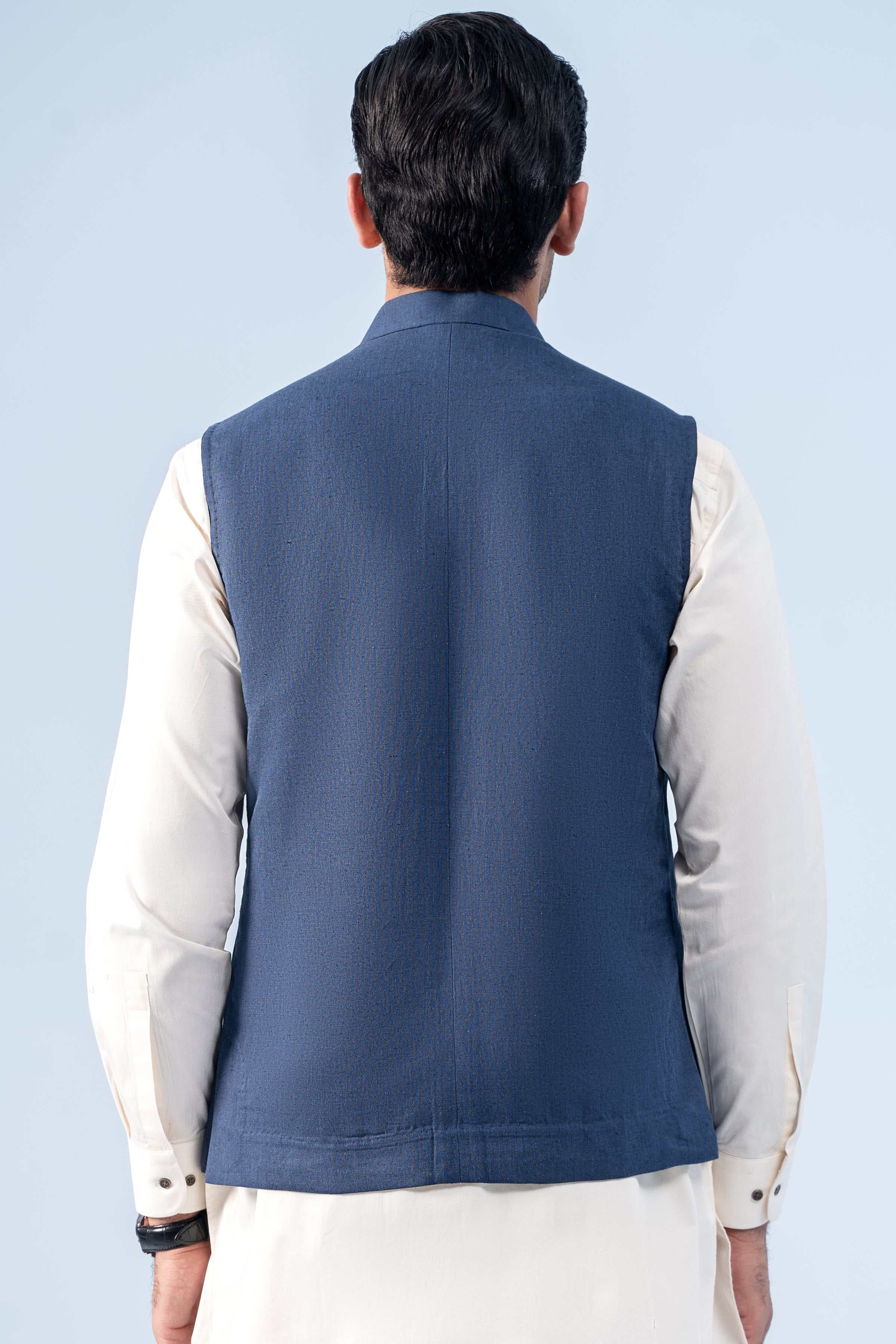 WAISTCOAT NAVY - Charcoal Clothing