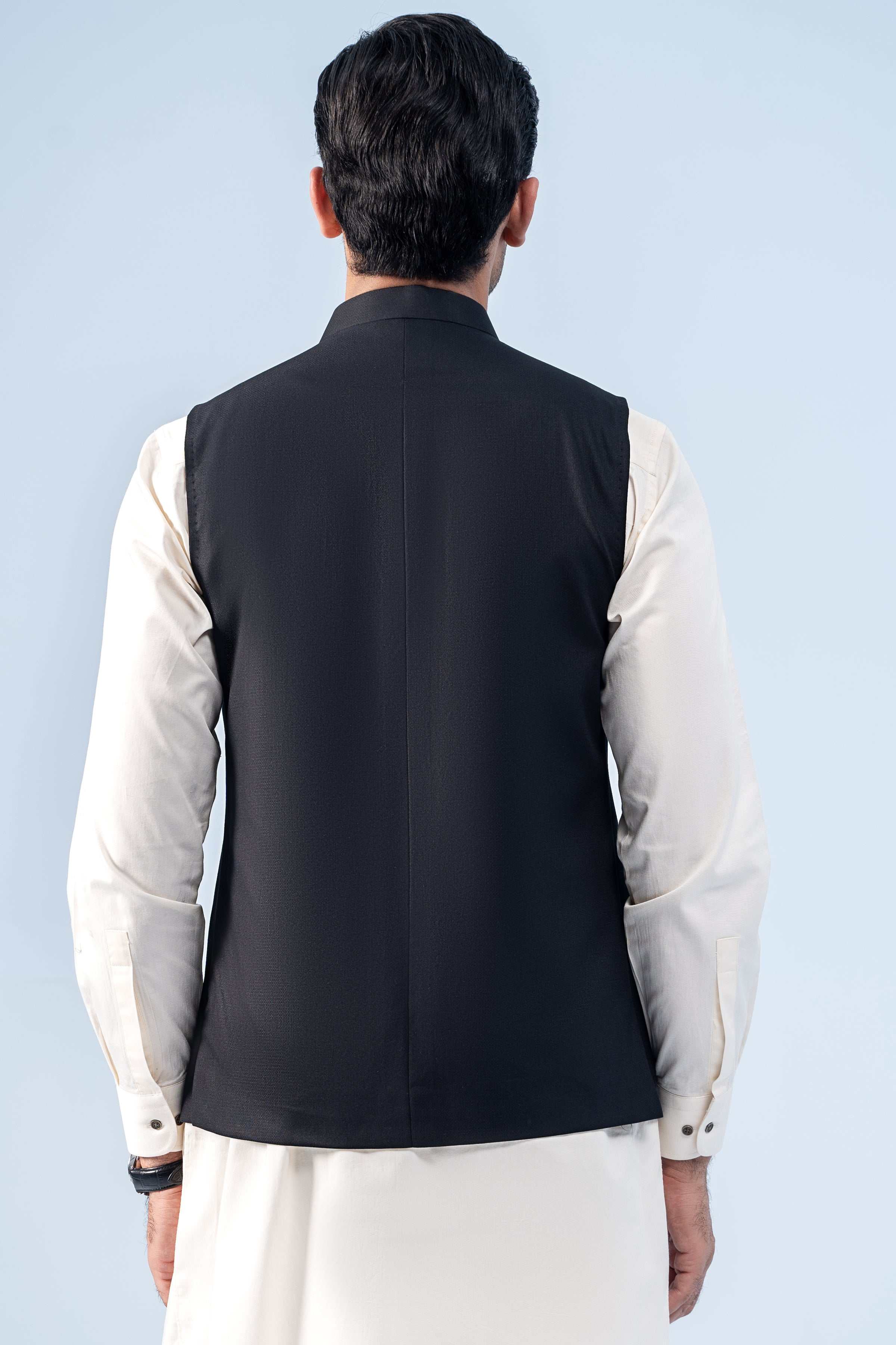 WAISTCOAT BLACK - Charcoal Clothing