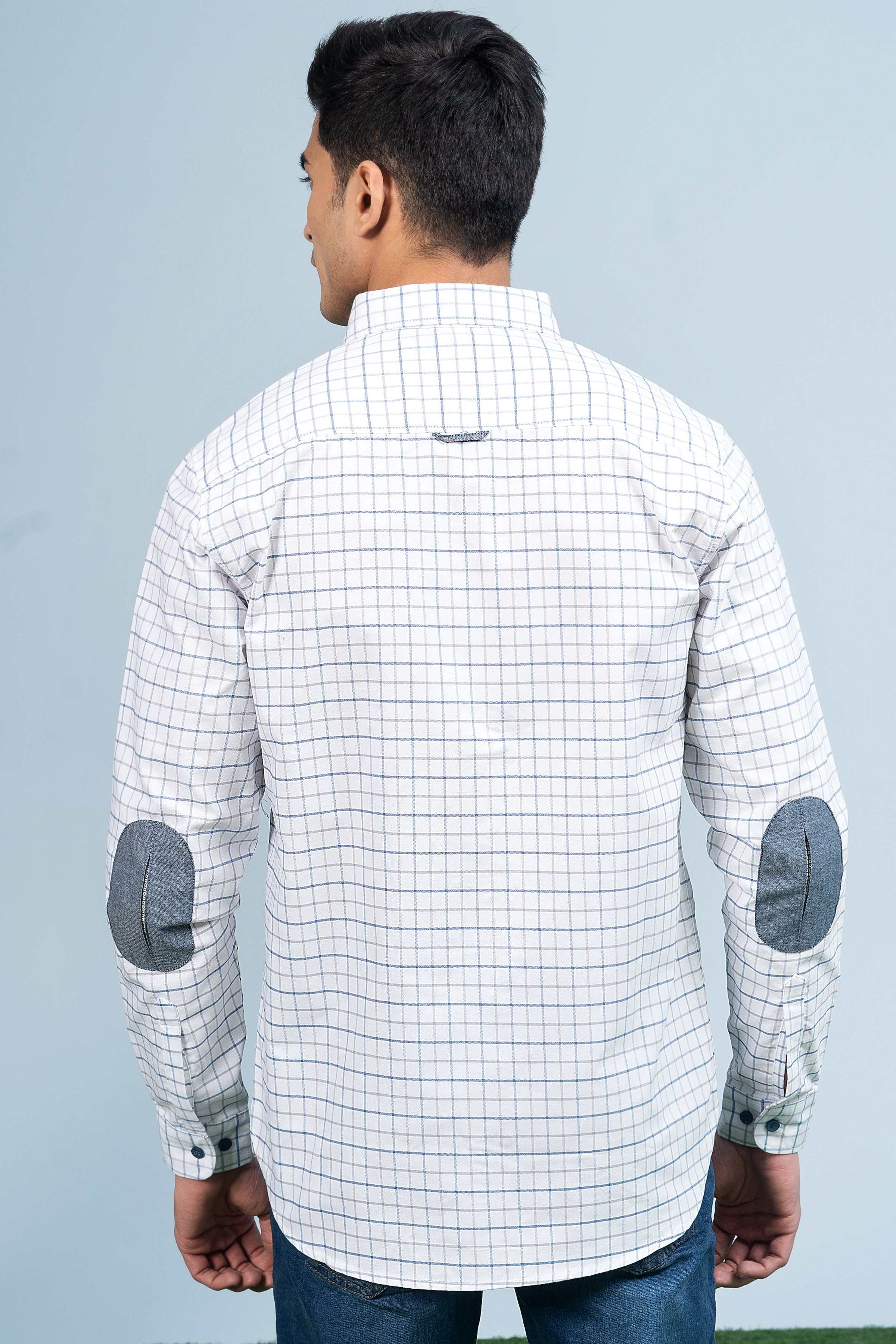 CASUAL SHIRT WHITE SKY - Charcoal Clothing