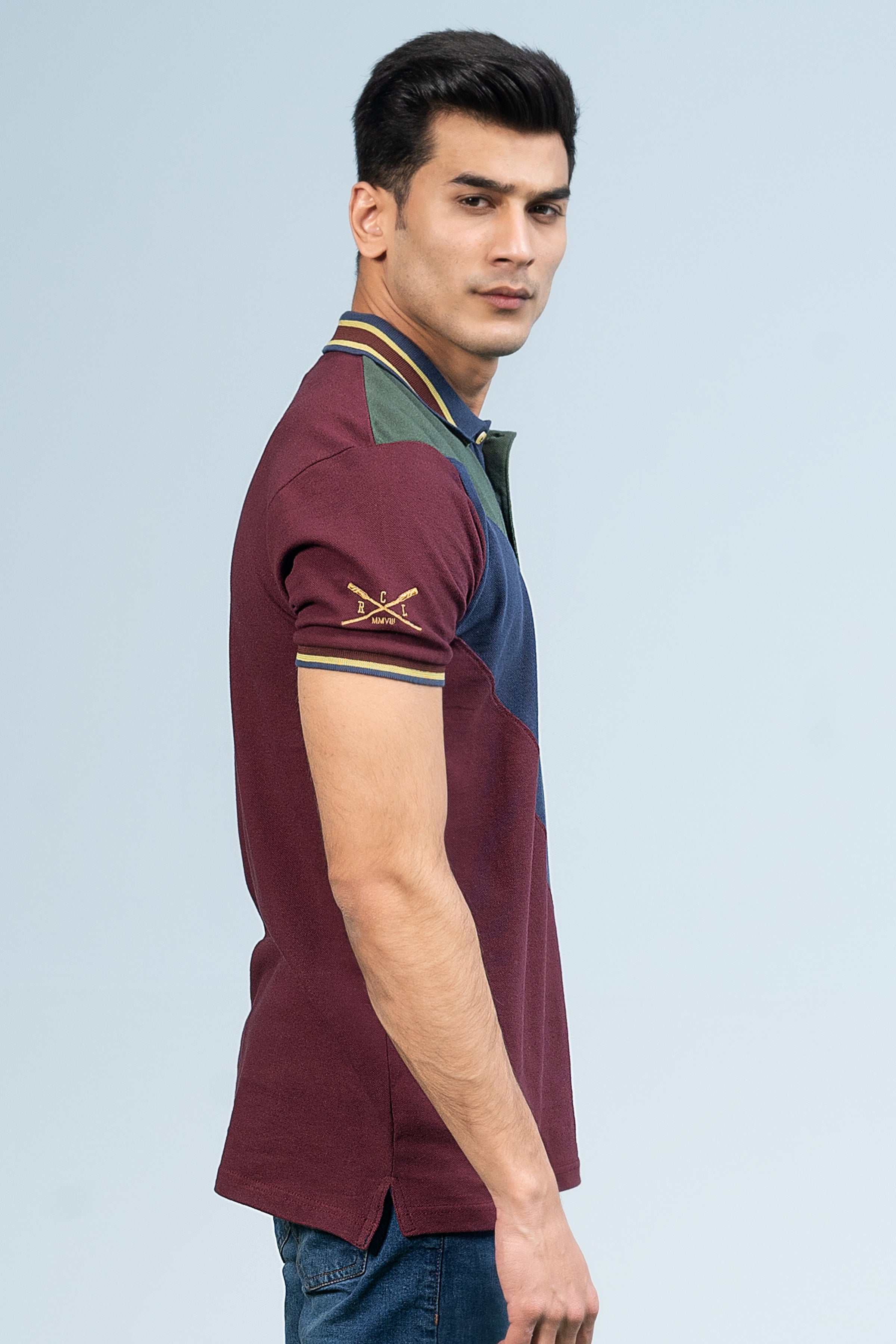 FASHION POLO MAROON - Charcoal Clothing