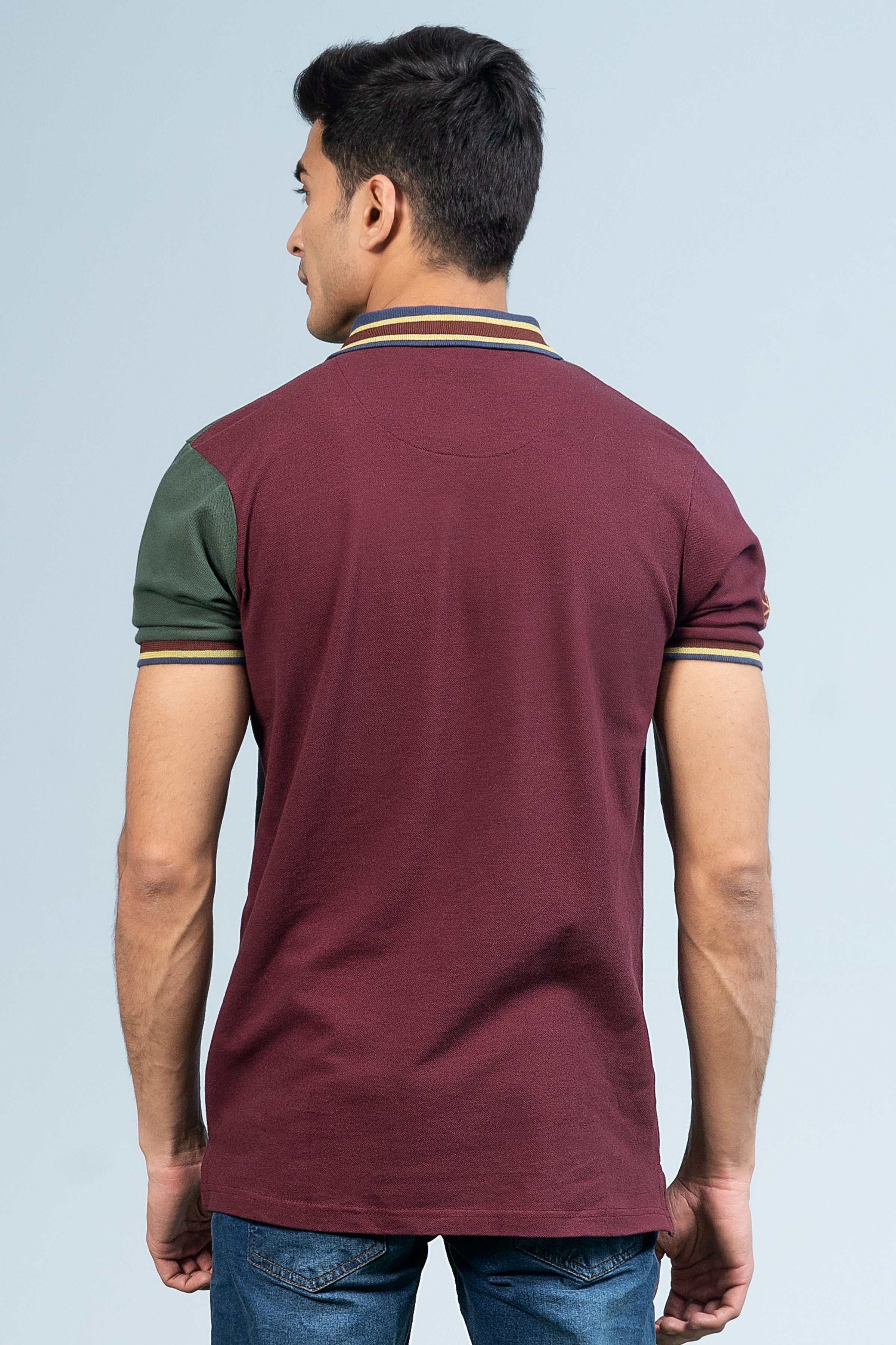 FASHION POLO MAROON - Charcoal Clothing
