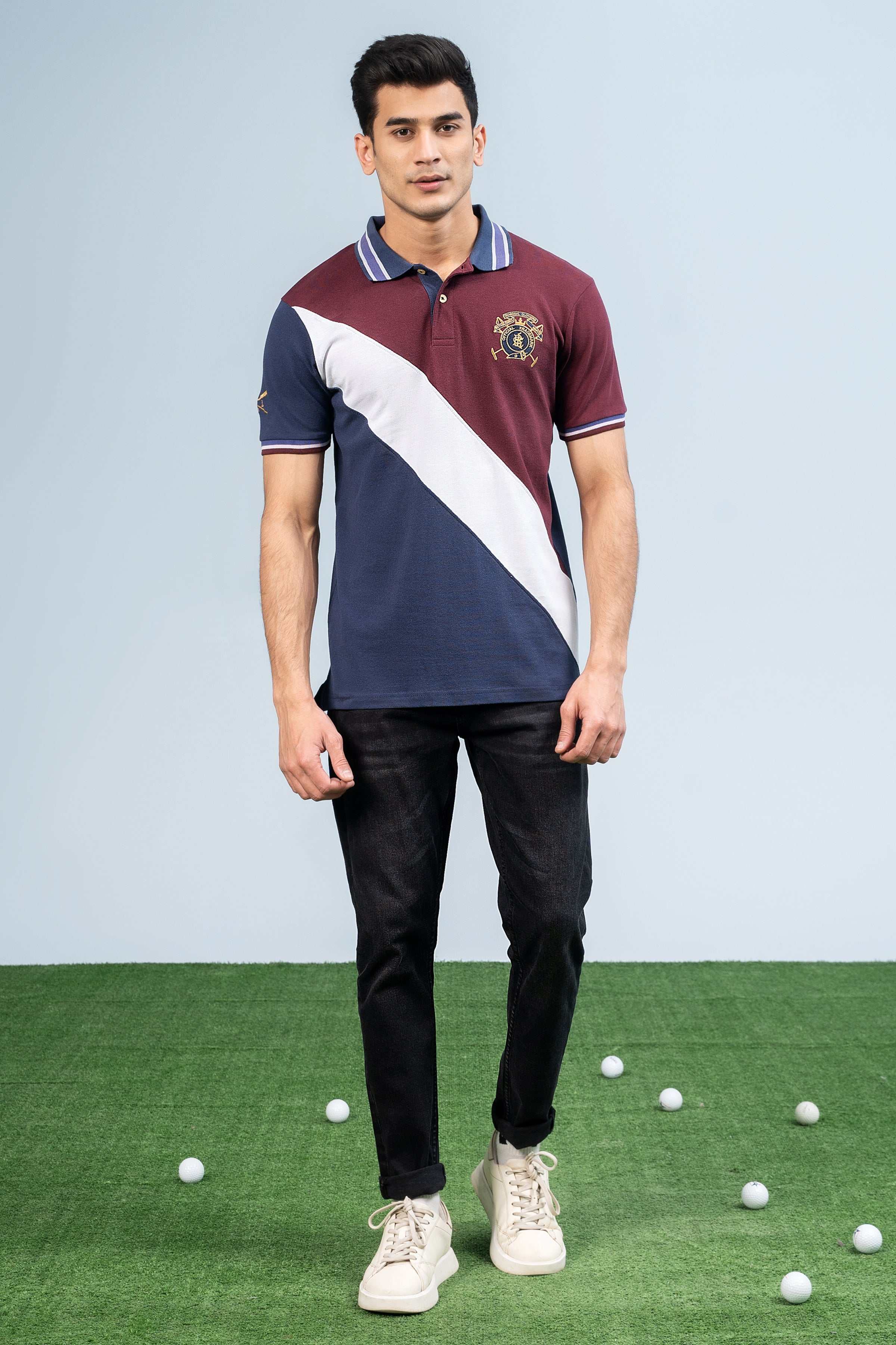 FASHION POLO NAVY - Charcoal Clothing