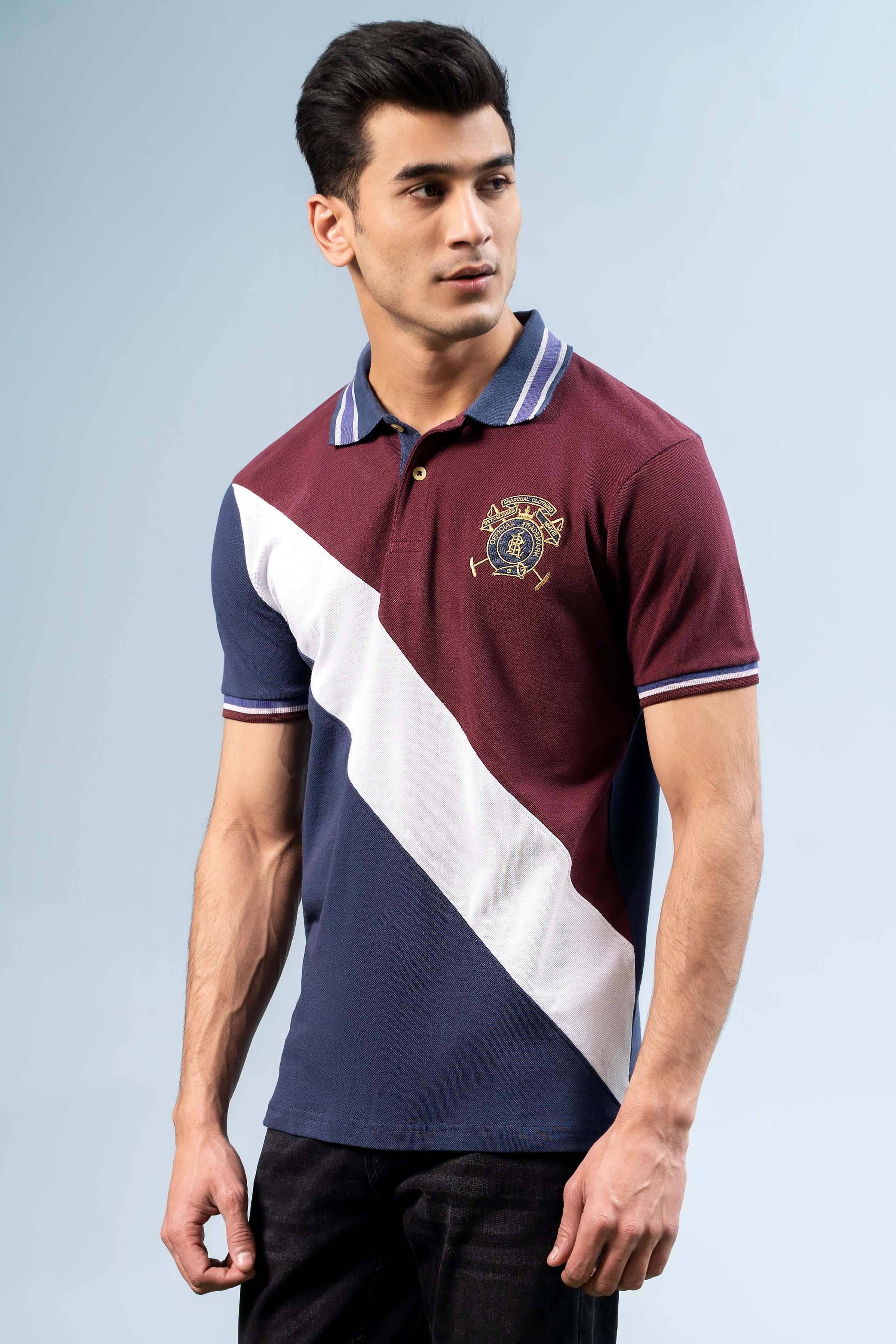 FASHION POLO NAVY - Charcoal Clothing