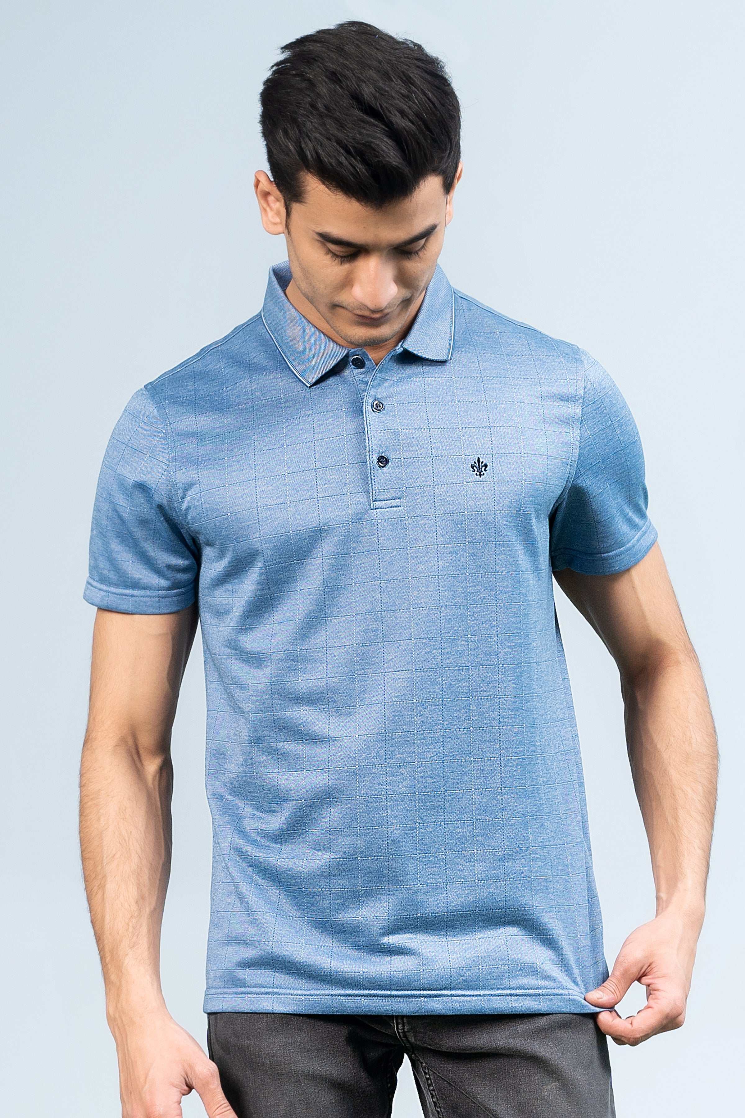 EXECUTIVE ICONIC POLO BLUE - Charcoal Clothing