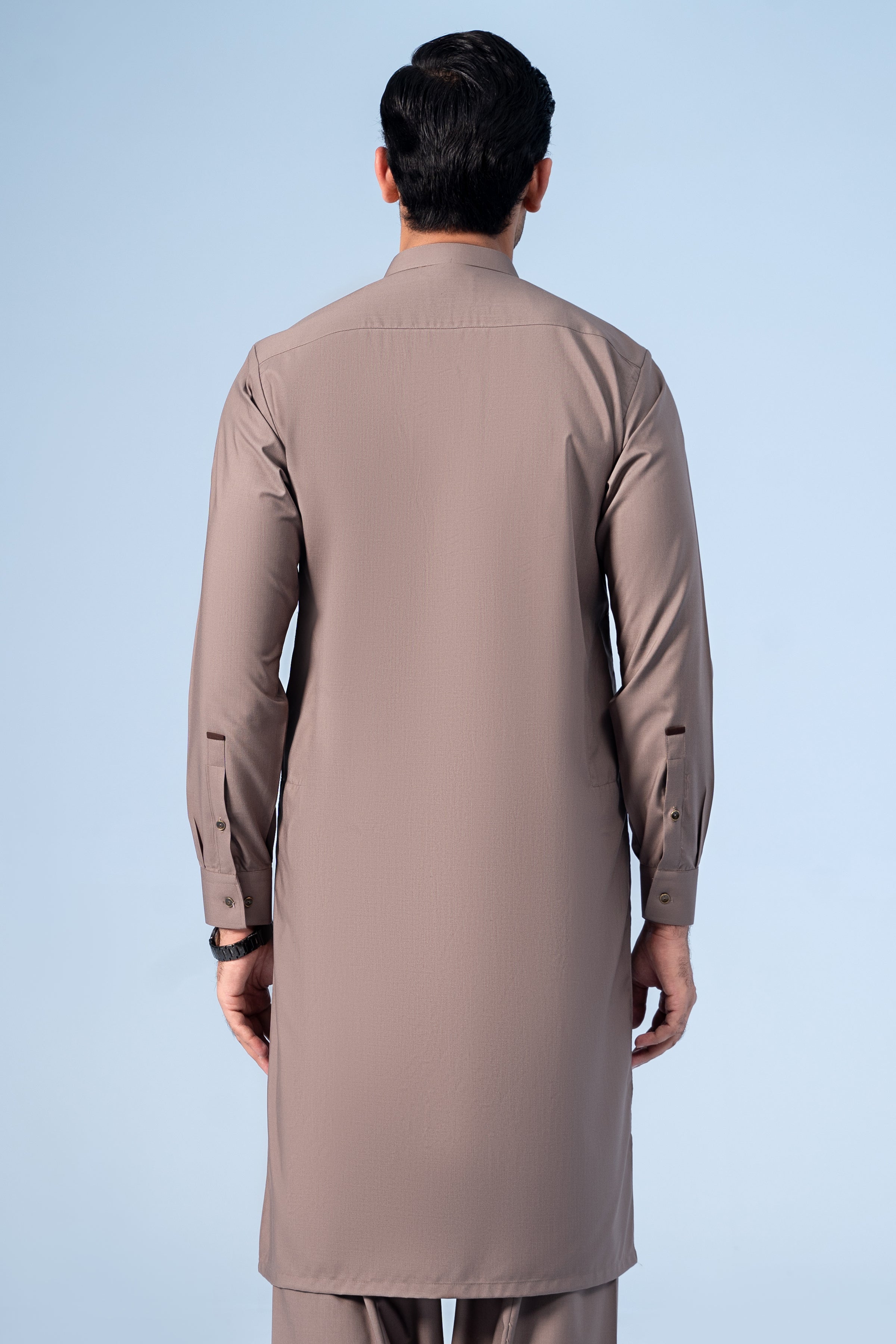 SHALWAR KAMEEZ DARK KHAKI - Charcoal Clothing