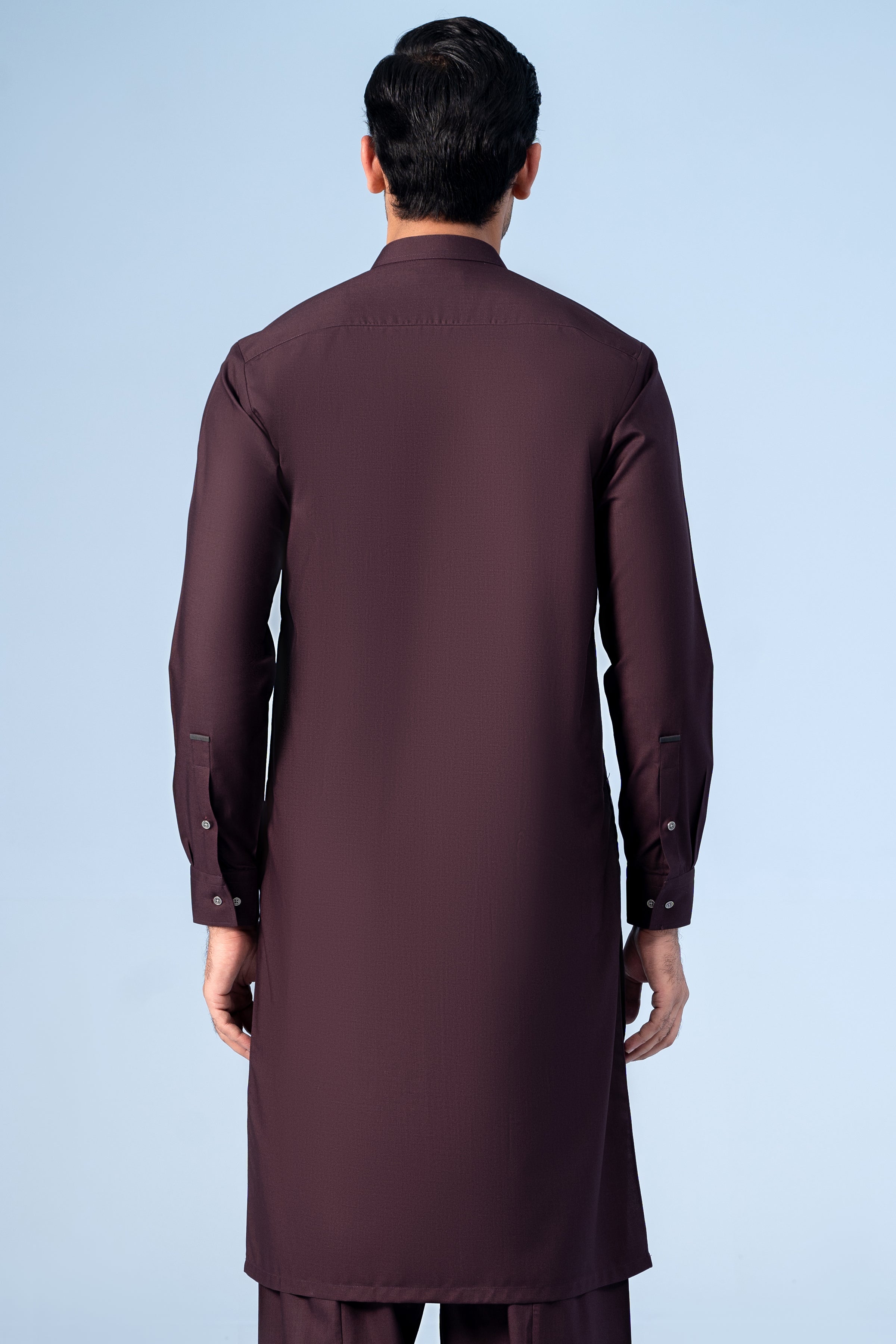 SHALWAR KAMEEZ DARK MAROON - Charcoal Clothing