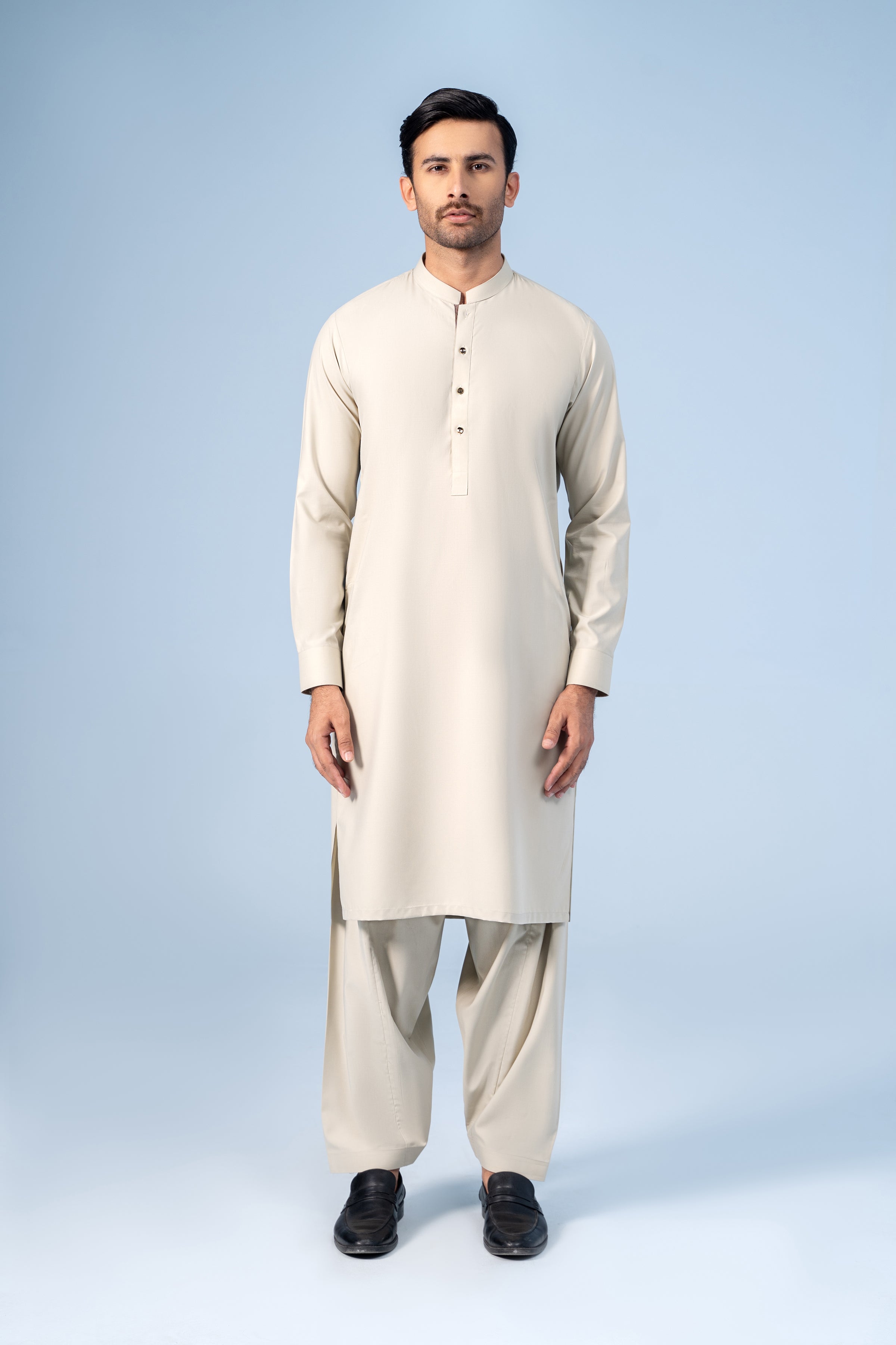 SHALWAR KAMEEZ CREAM - Charcoal Clothing