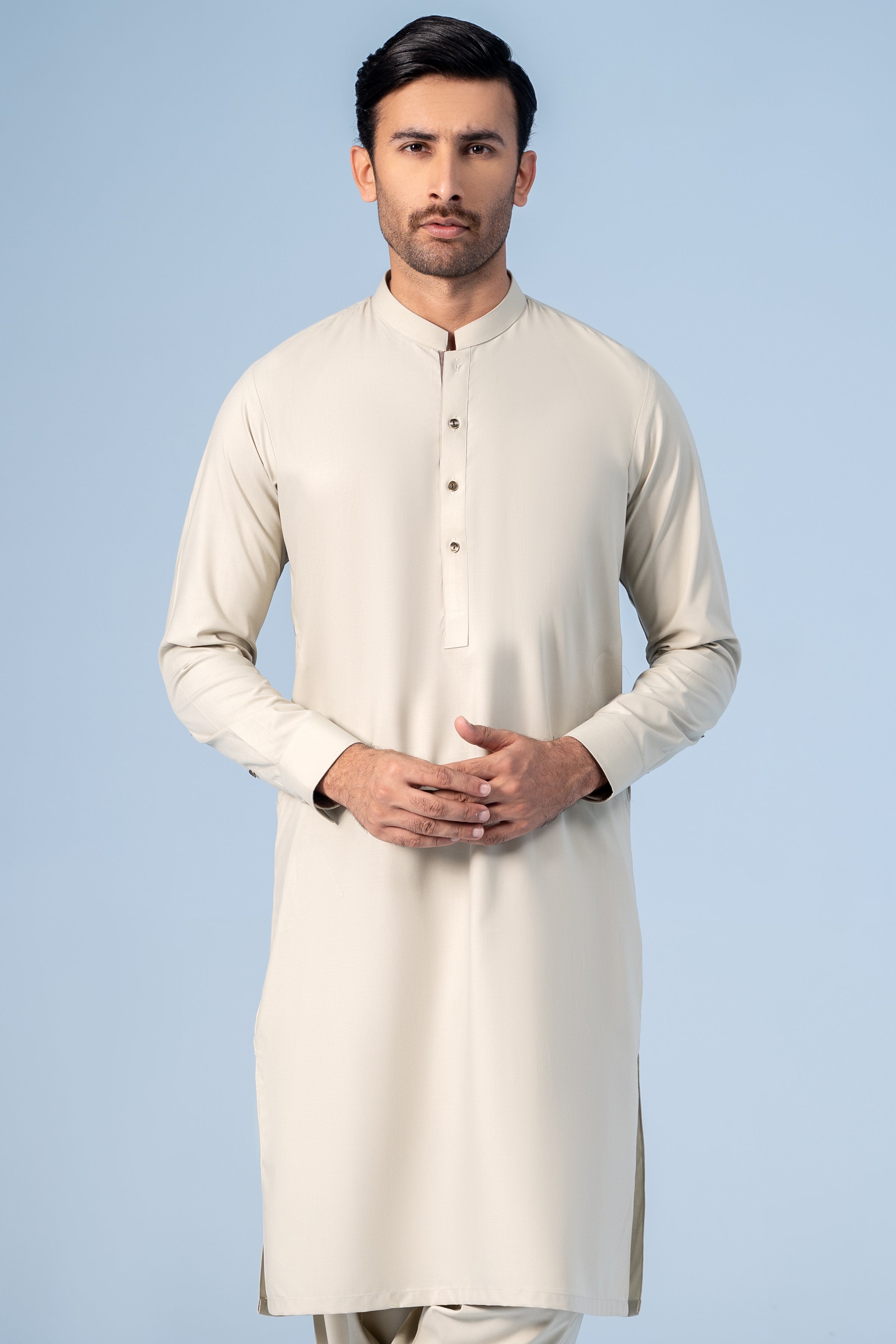 SHALWAR KAMEEZ CREAM - Charcoal Clothing