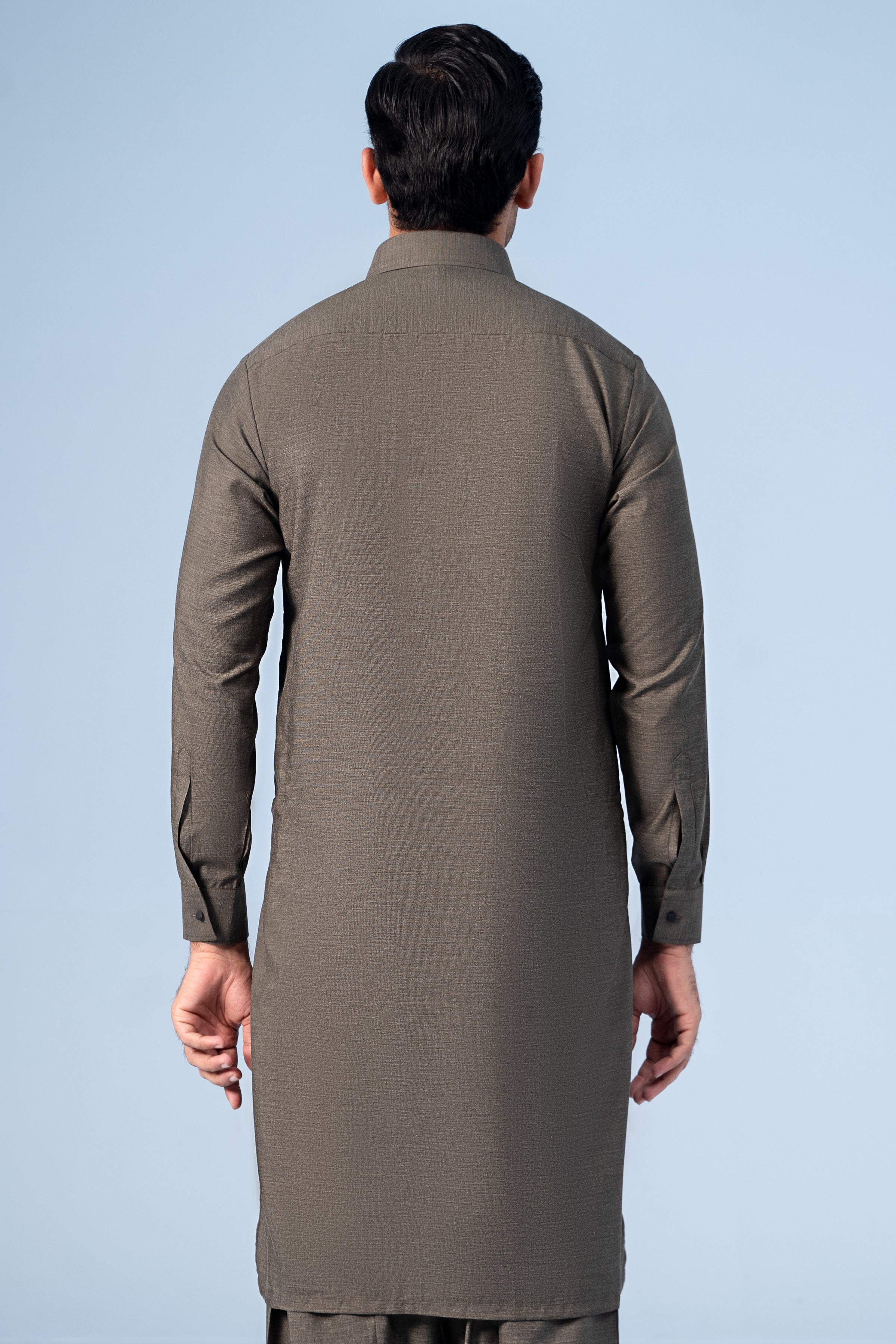 SHALWAR KAMEEZ DARK OLIVE - Charcoal Clothing