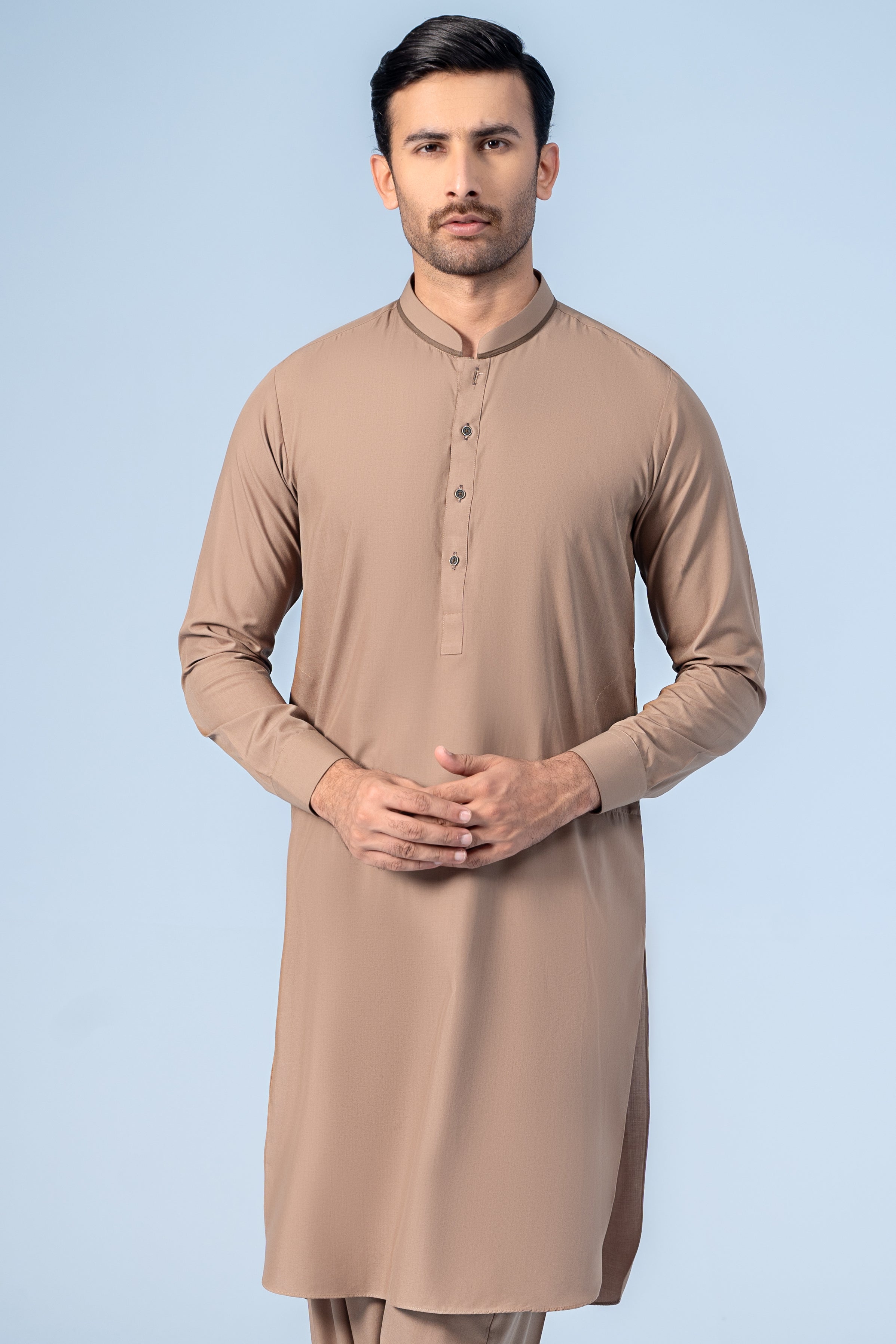 SHALWAR KAMEEZ KHAKI - Charcoal Clothing