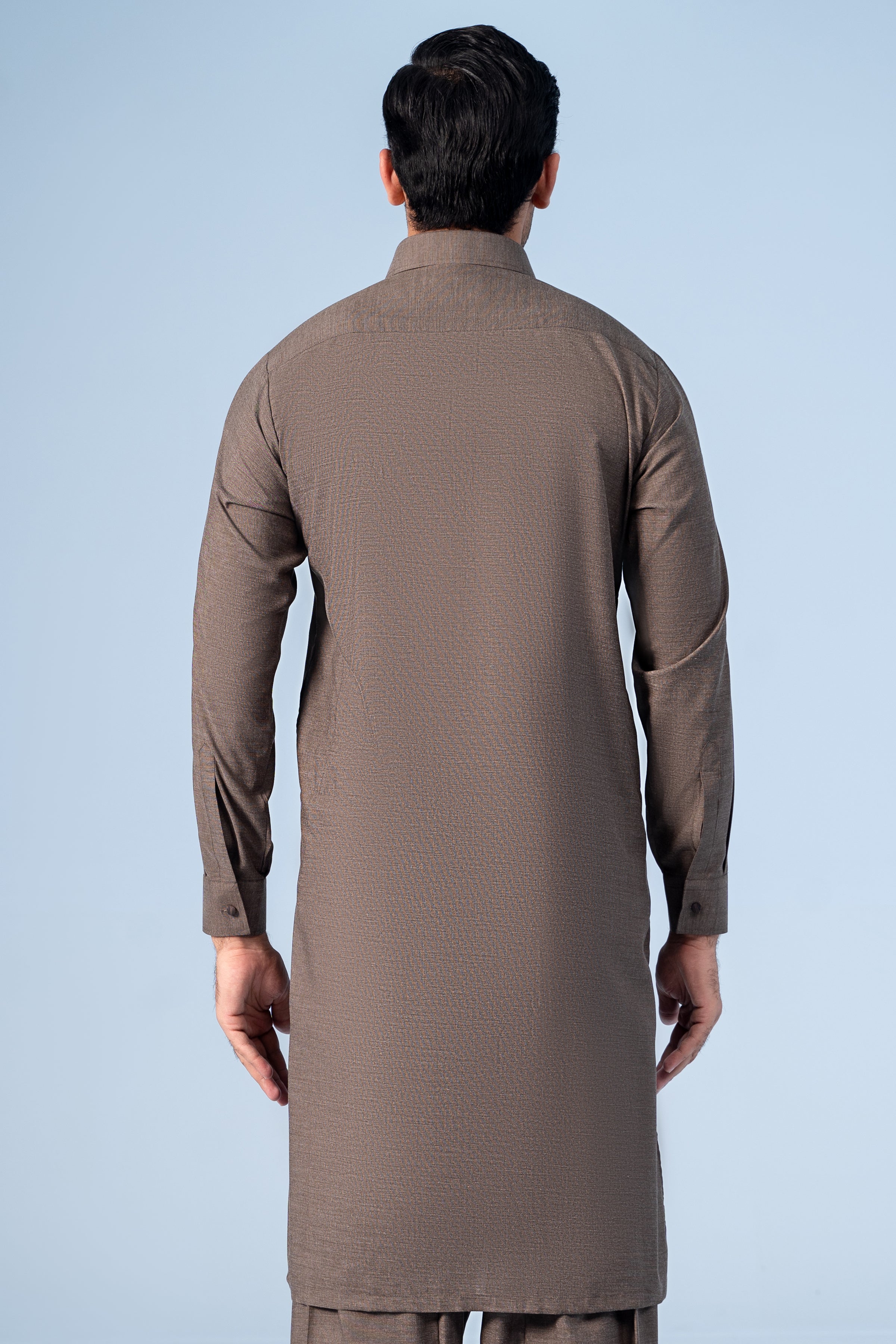 SHALWAR KAMEEZ DARK KHAKI - Charcoal Clothing